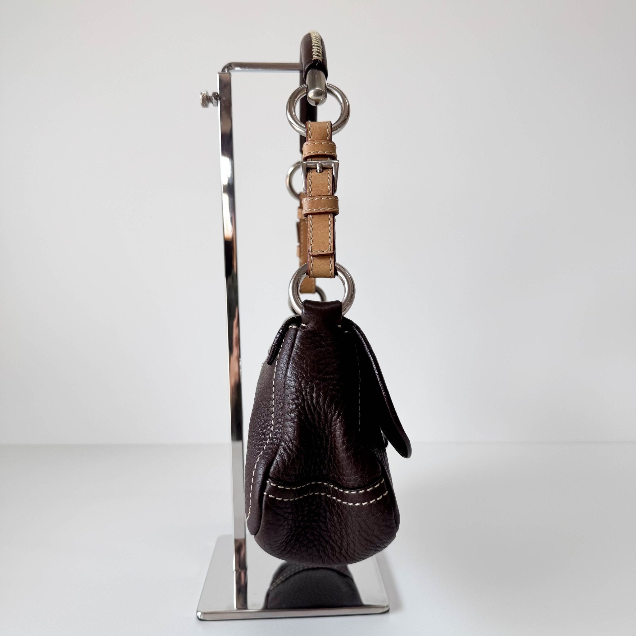 PRADA Leather Brown Shoulder Bag, in , Sold by HIVE PRELOVED - Shoulder Bags, ,