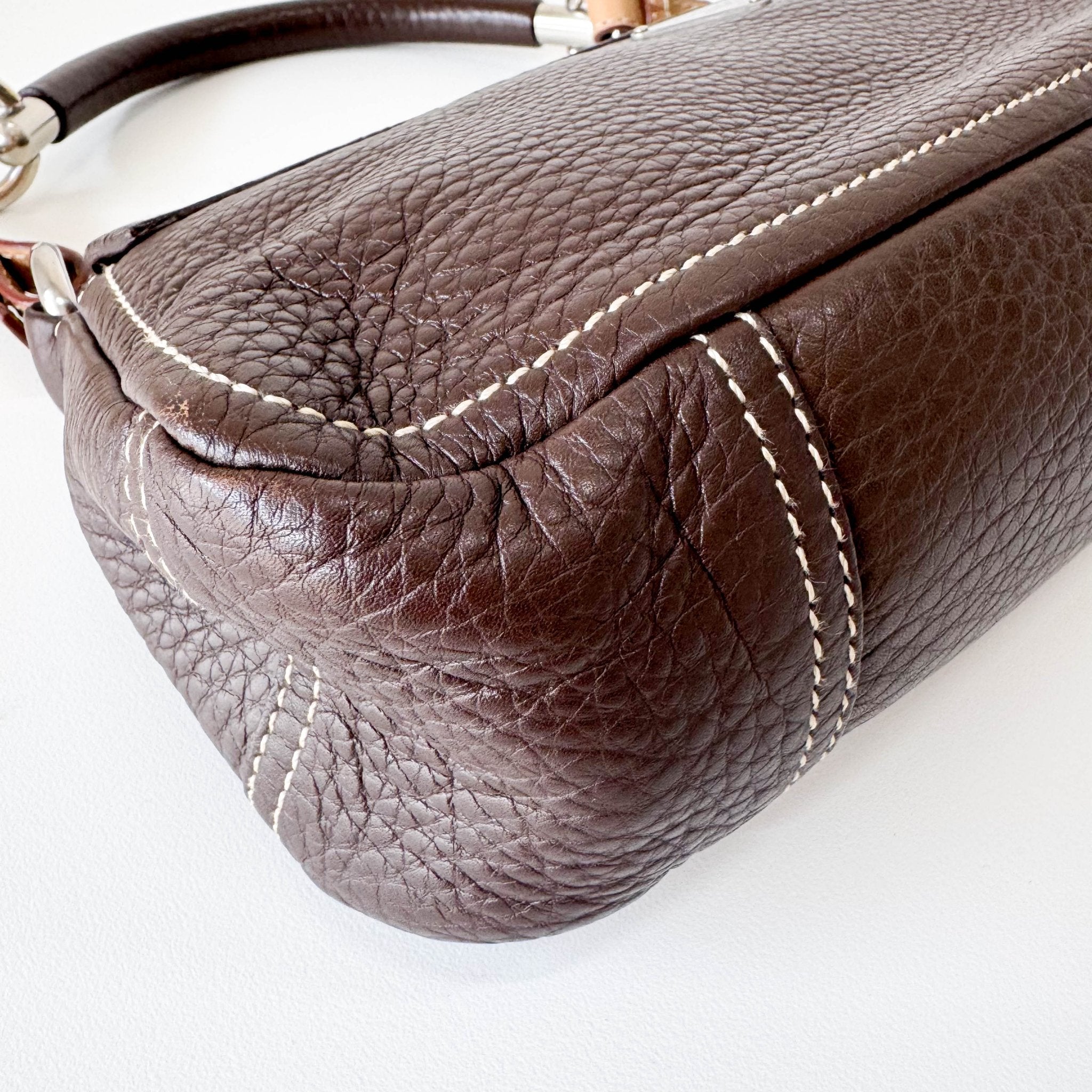 PRADA Leather Brown Shoulder Bag, in , Sold by HIVE PRELOVED - Shoulder Bags, ,