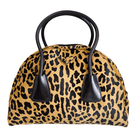 PRADA Leopard Pony Hair Duffle Bag, in , Sold by HIVE PRELOVED - Handle Bags, ,