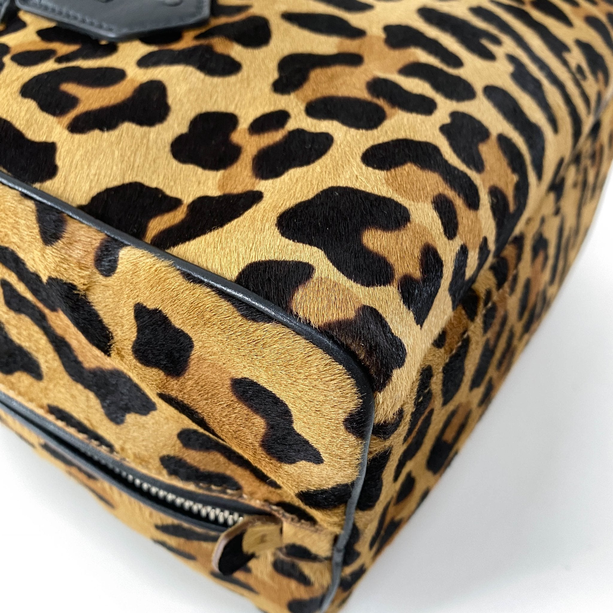 PRADA Leopard Pony Hair Top Handle Bag, in , Sold by HIVE PRELOVED - Crossbody bags, Shoulder Bags,