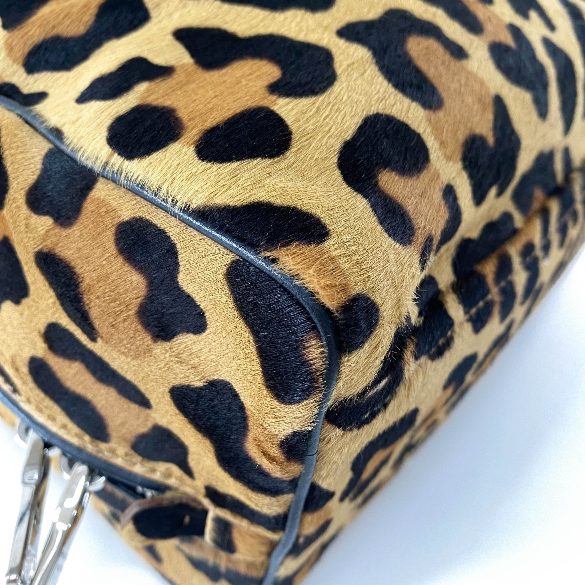 PRADA Leopard Pony Hair Top Handle Bag, in , Sold by HIVE PRELOVED - Crossbody bags, Shoulder Bags,