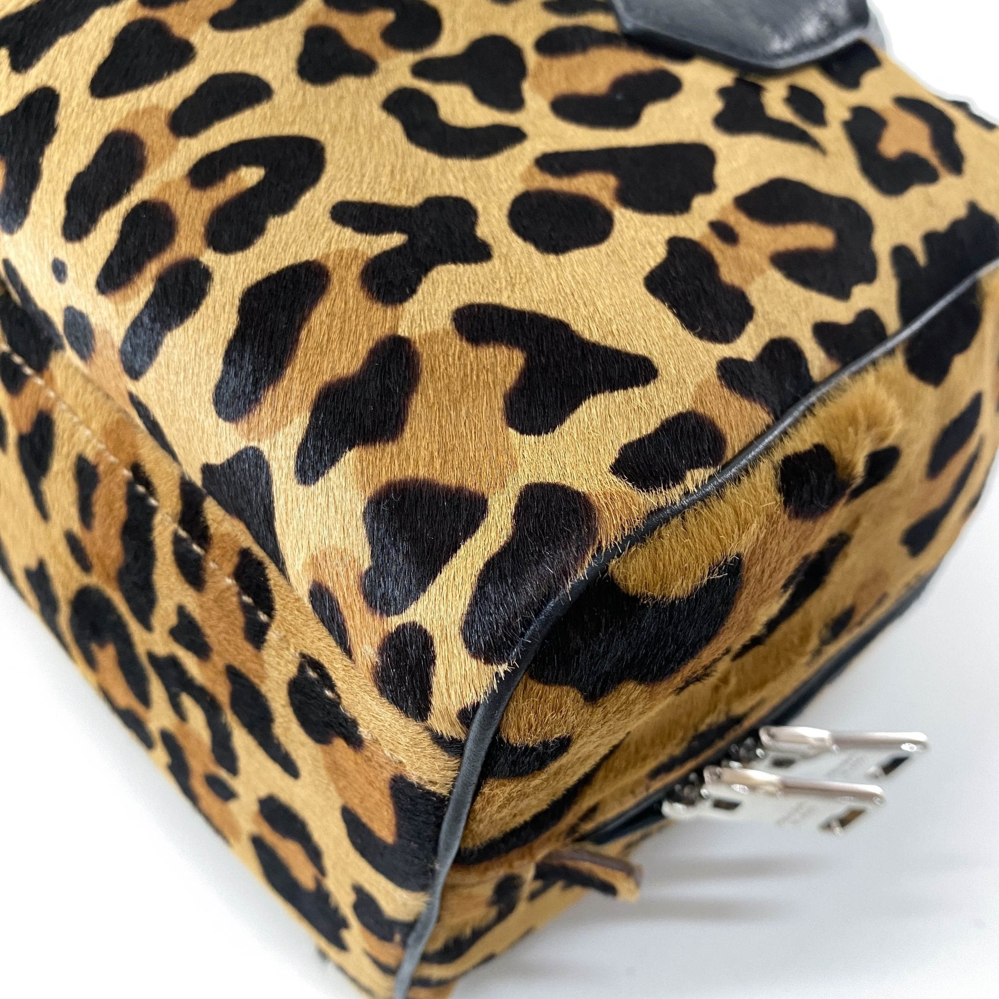 PRADA Leopard Pony Hair Top Handle Bag, in , Sold by HIVE PRELOVED - Crossbody bags, Shoulder Bags,