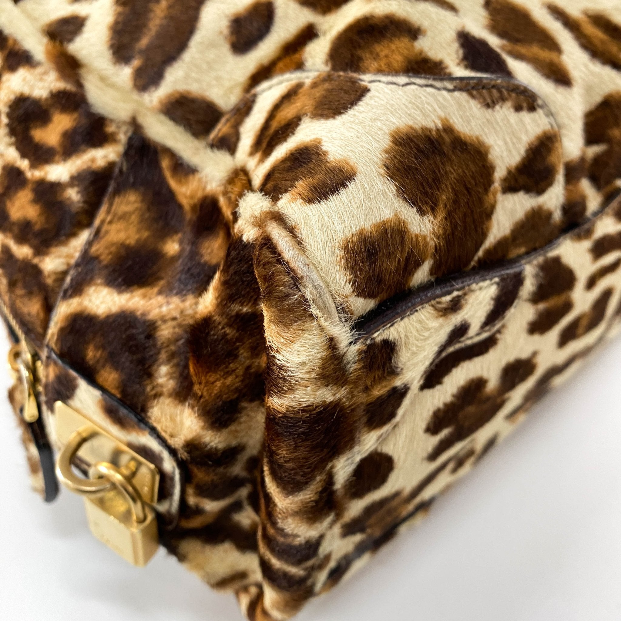 PRADA Leopard Pony Hair Top Handle Shoulder Bag, in , Sold by HIVE PRELOVED - Shoulder Bags, ,