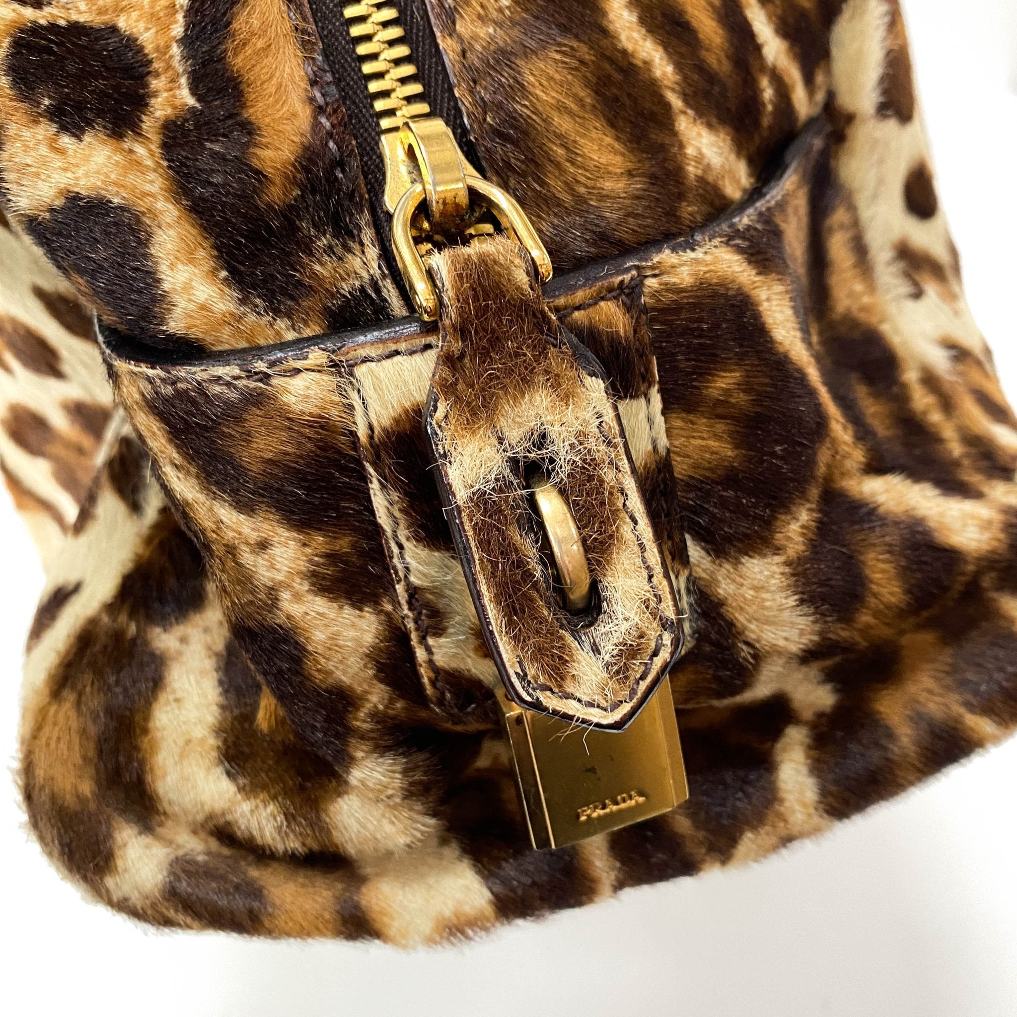 PRADA Leopard Pony Hair Top Handle Shoulder Bag, in , Sold by HIVE PRELOVED - Shoulder Bags, ,
