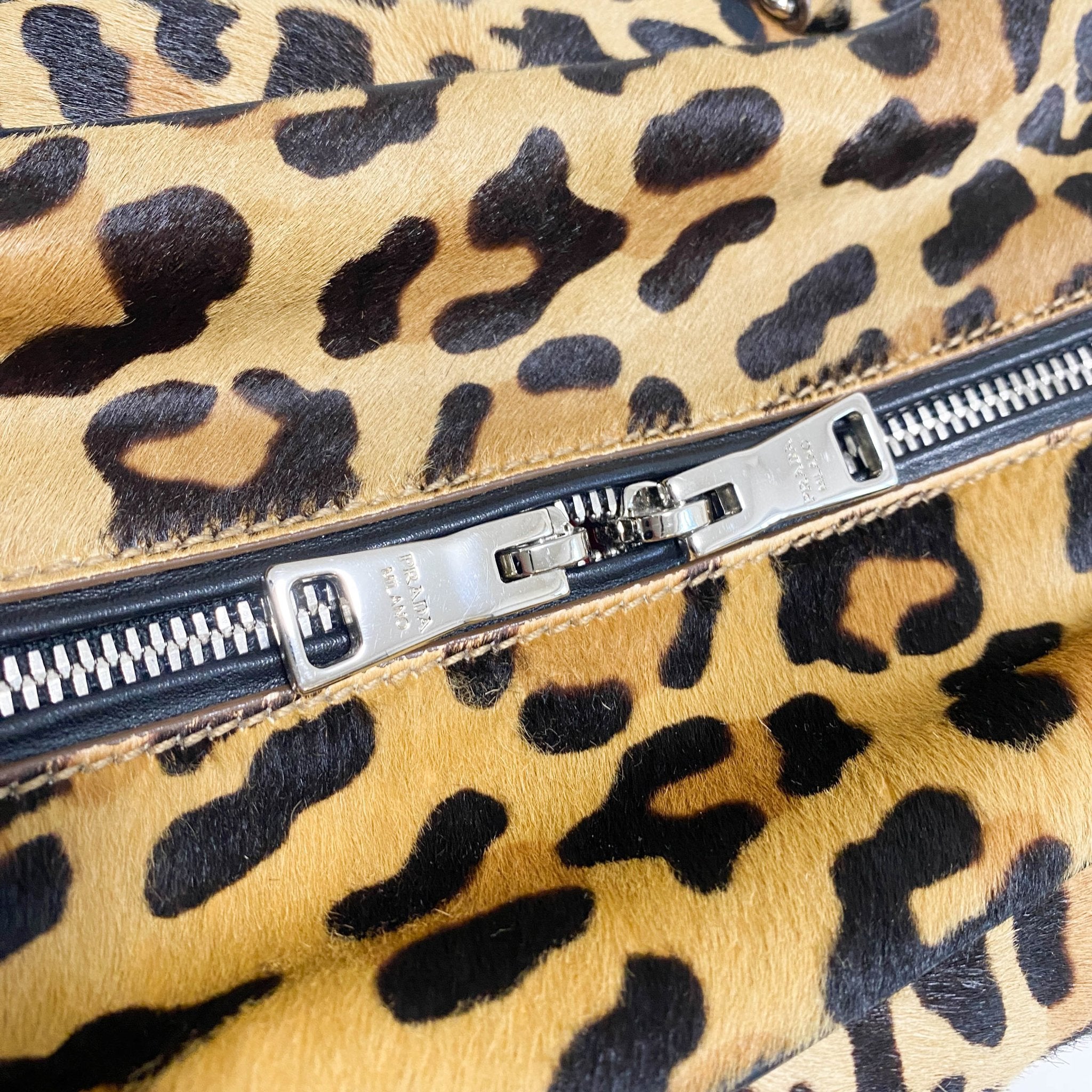 PRADA Leopard Ponyhair Tote, in , Sold by HIVE PRELOVED - Handle Bags, Shoulder Bags,