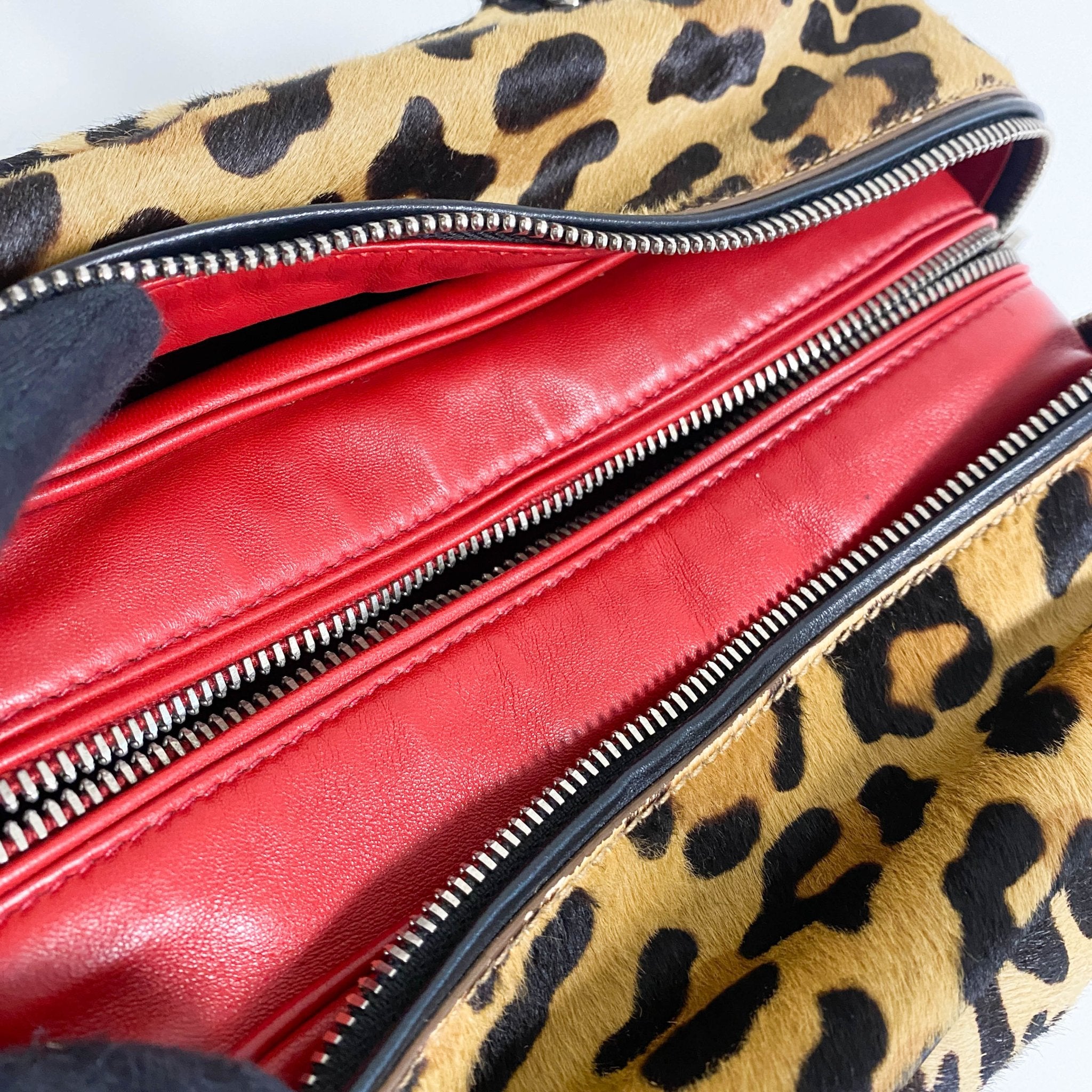 PRADA Leopard Ponyhair Tote, in , Sold by HIVE PRELOVED - Handle Bags, Shoulder Bags,