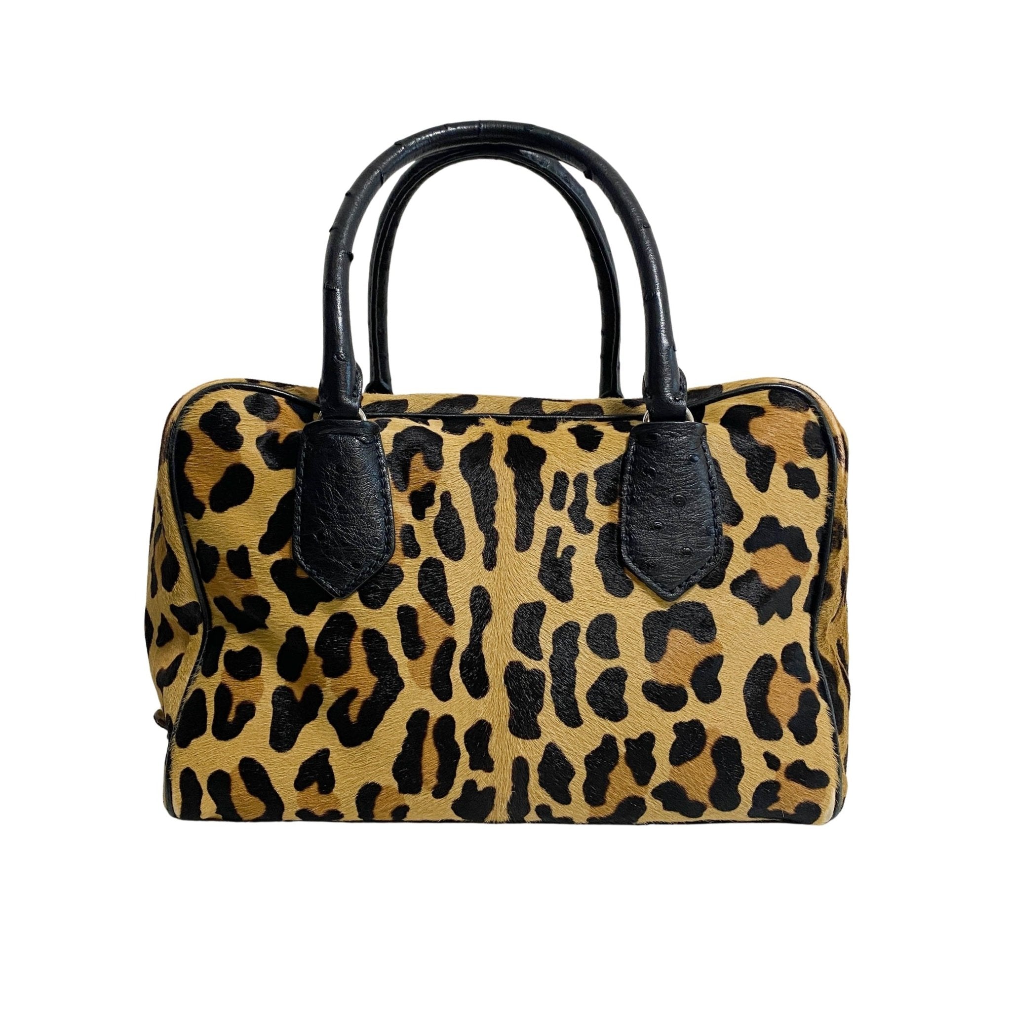 PRADA Leopard Ponyhair Tote, in , Sold by HIVE PRELOVED - Handle Bags, Shoulder Bags,