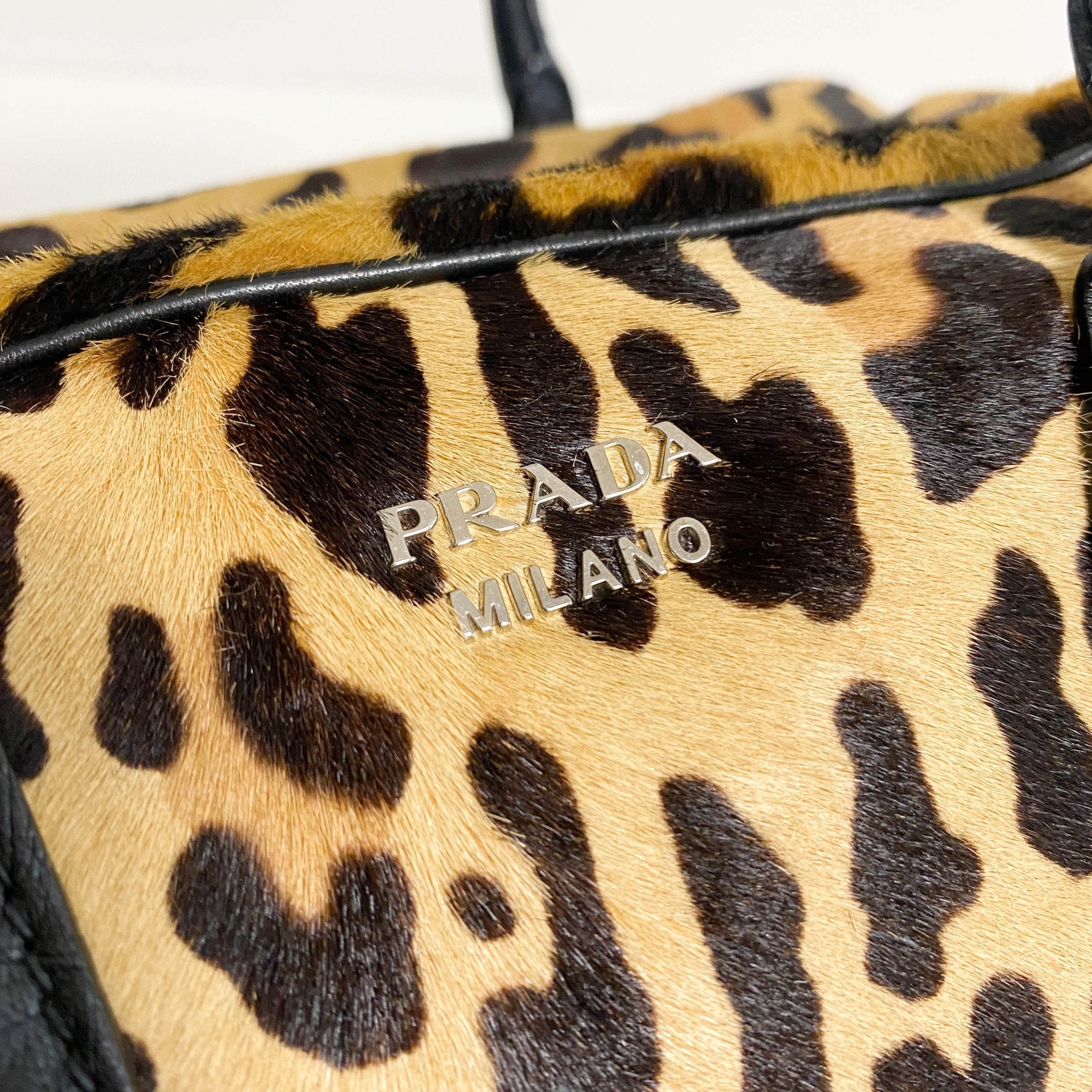 PRADA Leopard Ponyhair Tote, in , Sold by HIVE PRELOVED - Handle Bags, Shoulder Bags,