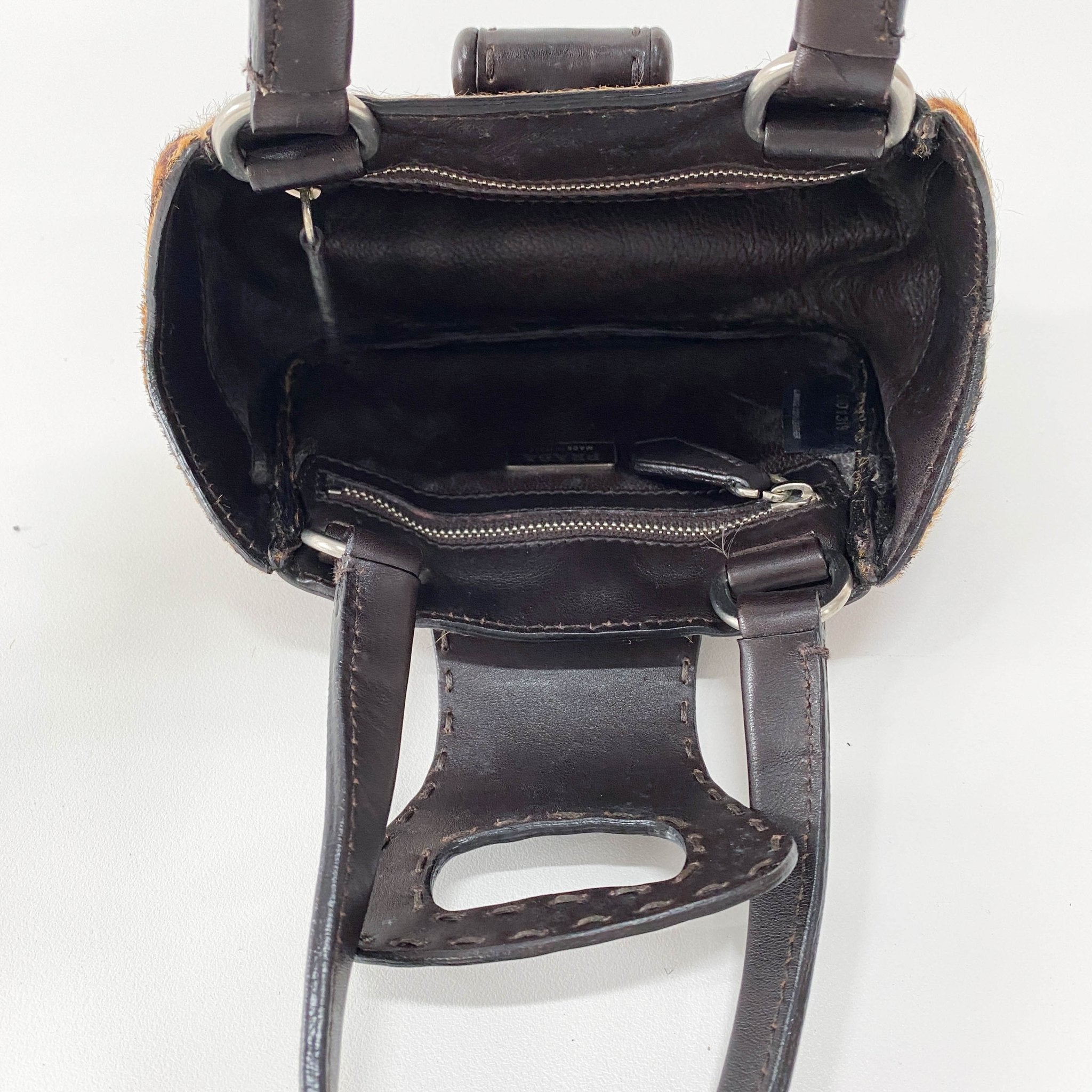 PRADA Leopard Print Pony Hair Mini Bag, in , Sold by HIVE PRELOVED - Handle Bags, ,