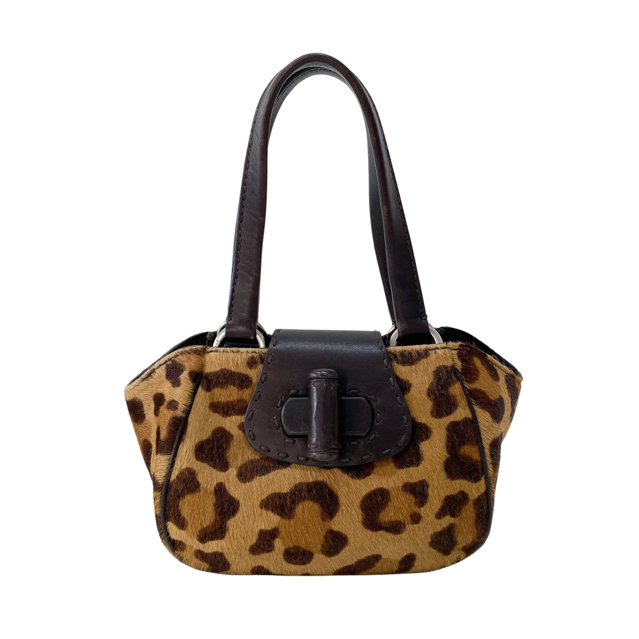 PRADA Leopard Print Pony Hair Mini Bag, in , Sold by HIVE PRELOVED - Handle Bags, ,