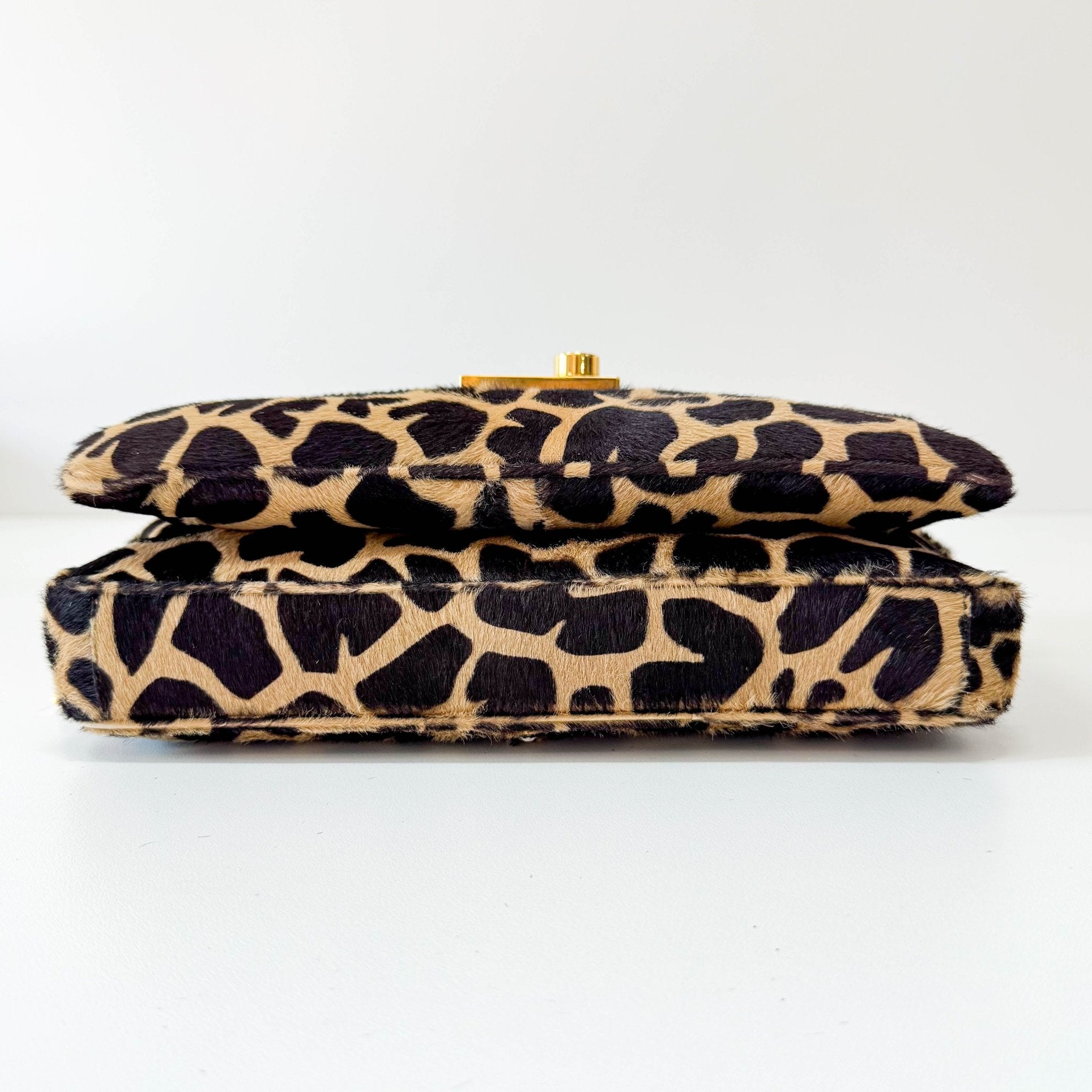 PRADA Leopard Print Pony Hair Shoulder Bag, in , Sold by HIVE PRELOVED - Shoulder Bags, ,