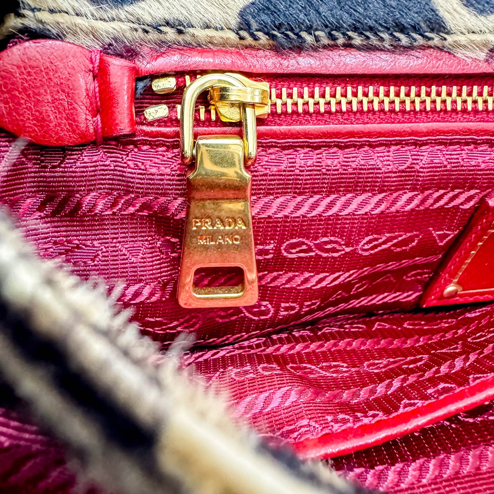 PRADA Leopard Print Pony Hair Shoulder Bag, in , Sold by HIVE PRELOVED - Shoulder Bags, ,