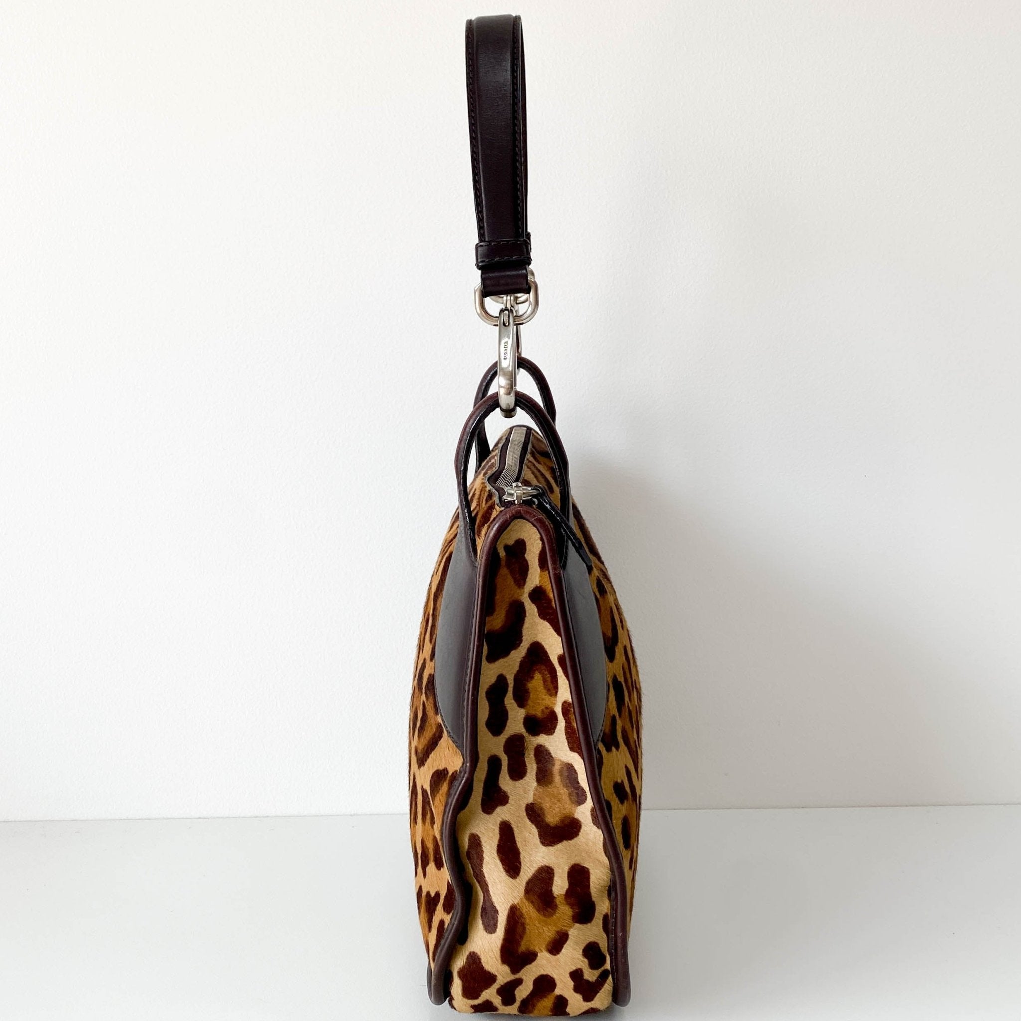 PRADA Leopard Print Shoulder Bag, in , Sold by HIVE PRELOVED - Shoulder Bags, ,