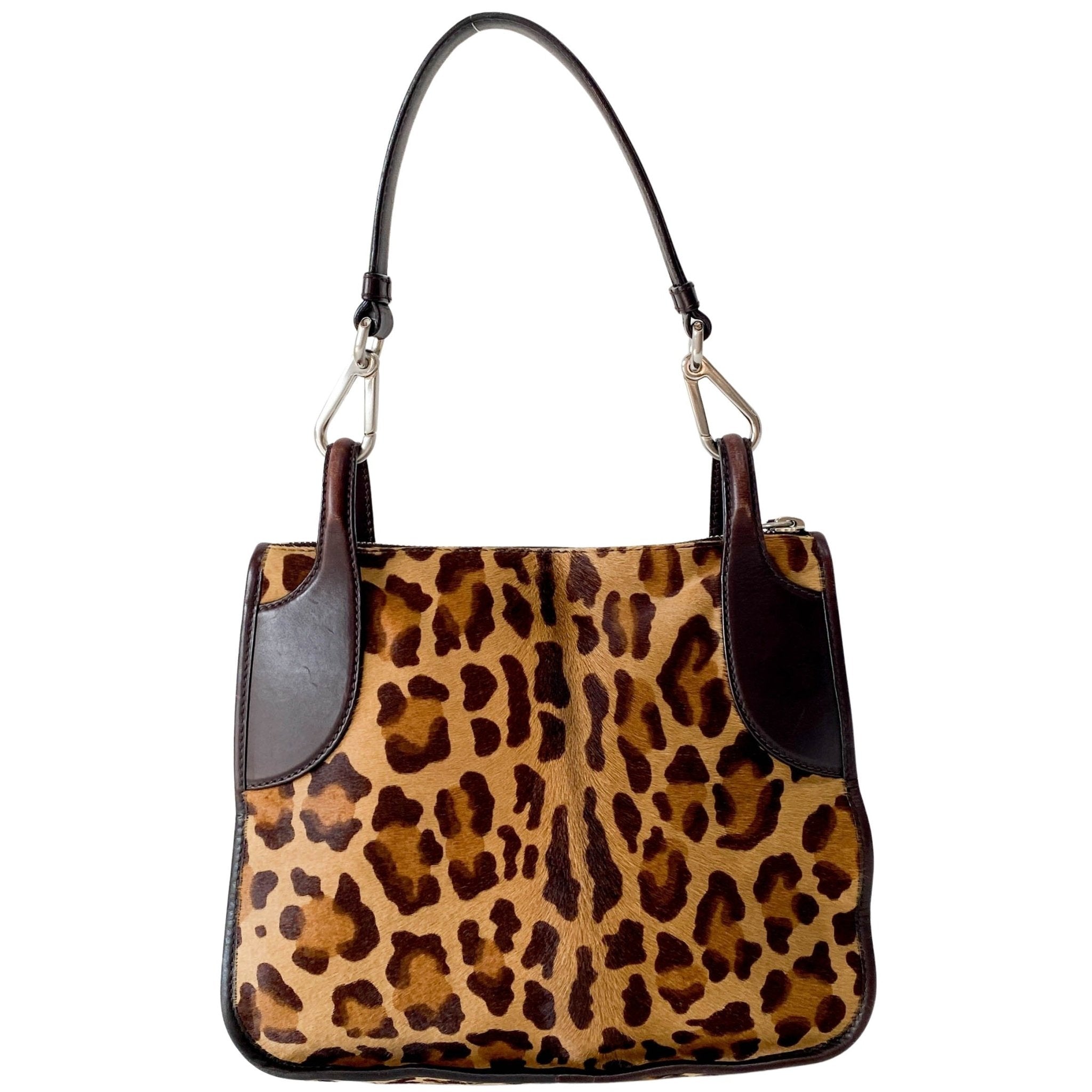 PRADA Leopard Print Shoulder Bag, in , Sold by HIVE PRELOVED - Shoulder Bags, ,