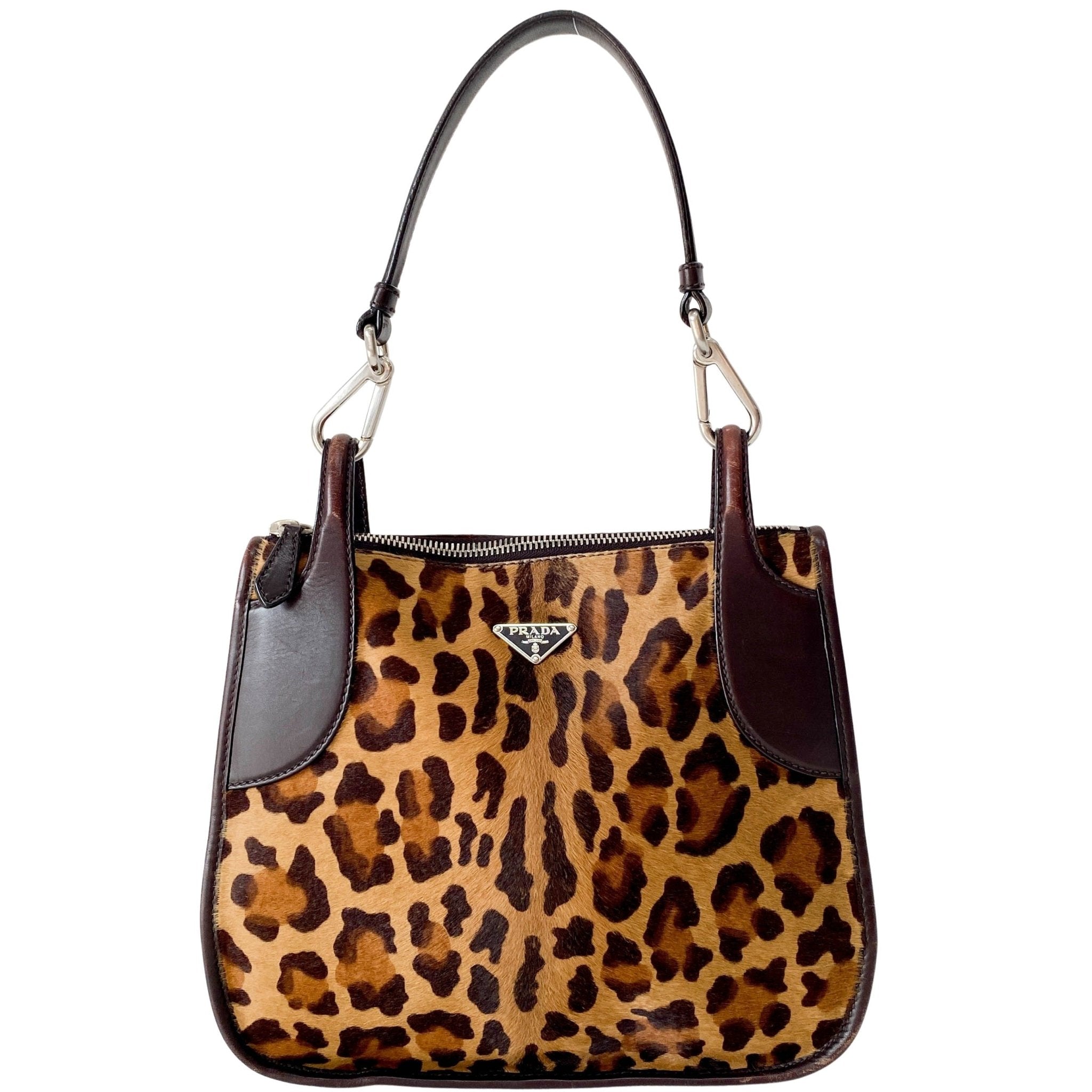 PRADA Leopard Print Shoulder Bag, in , Sold by HIVE PRELOVED - Shoulder Bags, ,