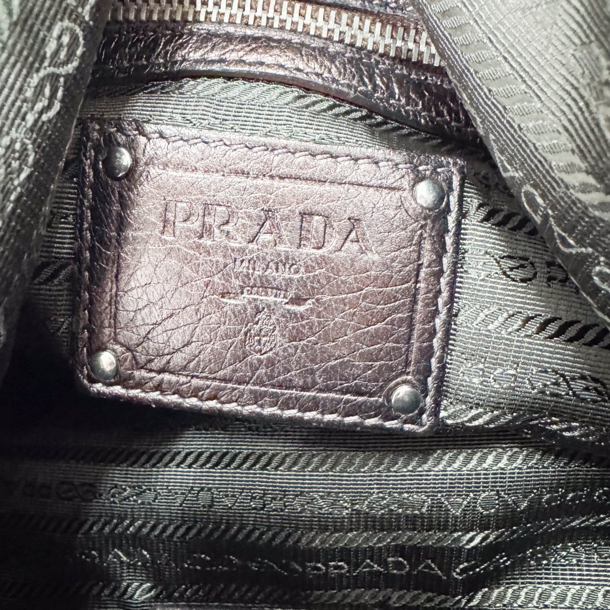 PRADA Metaric Bronze Shoulder Bag, in , Sold by HIVE PRELOVED - Shoulder Bags, ,