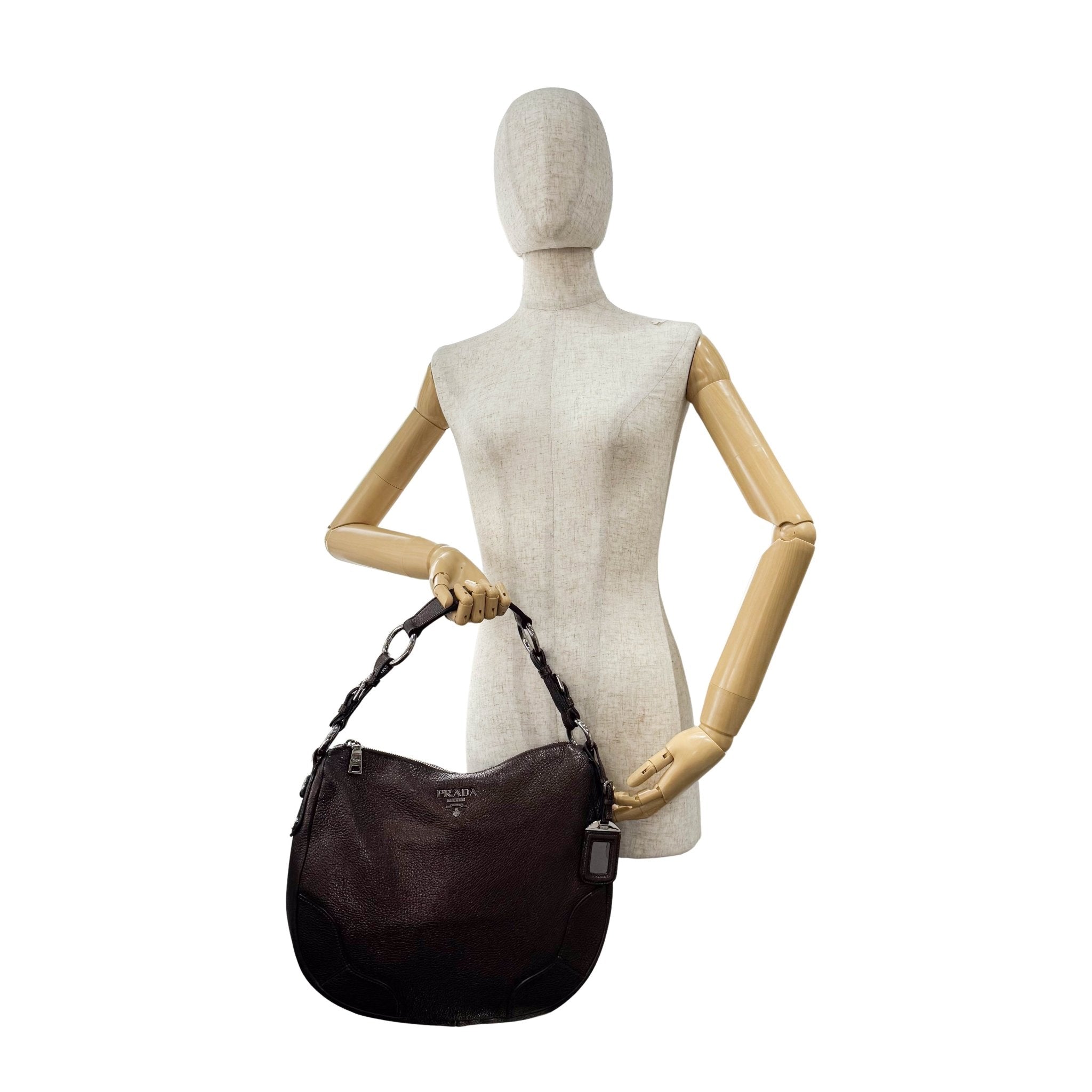 PRADA Metaric Bronze Shoulder Bag, in , Sold by HIVE PRELOVED - Shoulder Bags, ,