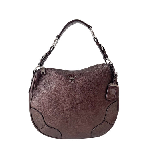 PRADA Metaric Bronze Shoulder Bag, in , Sold by HIVE PRELOVED - Shoulder Bags, ,