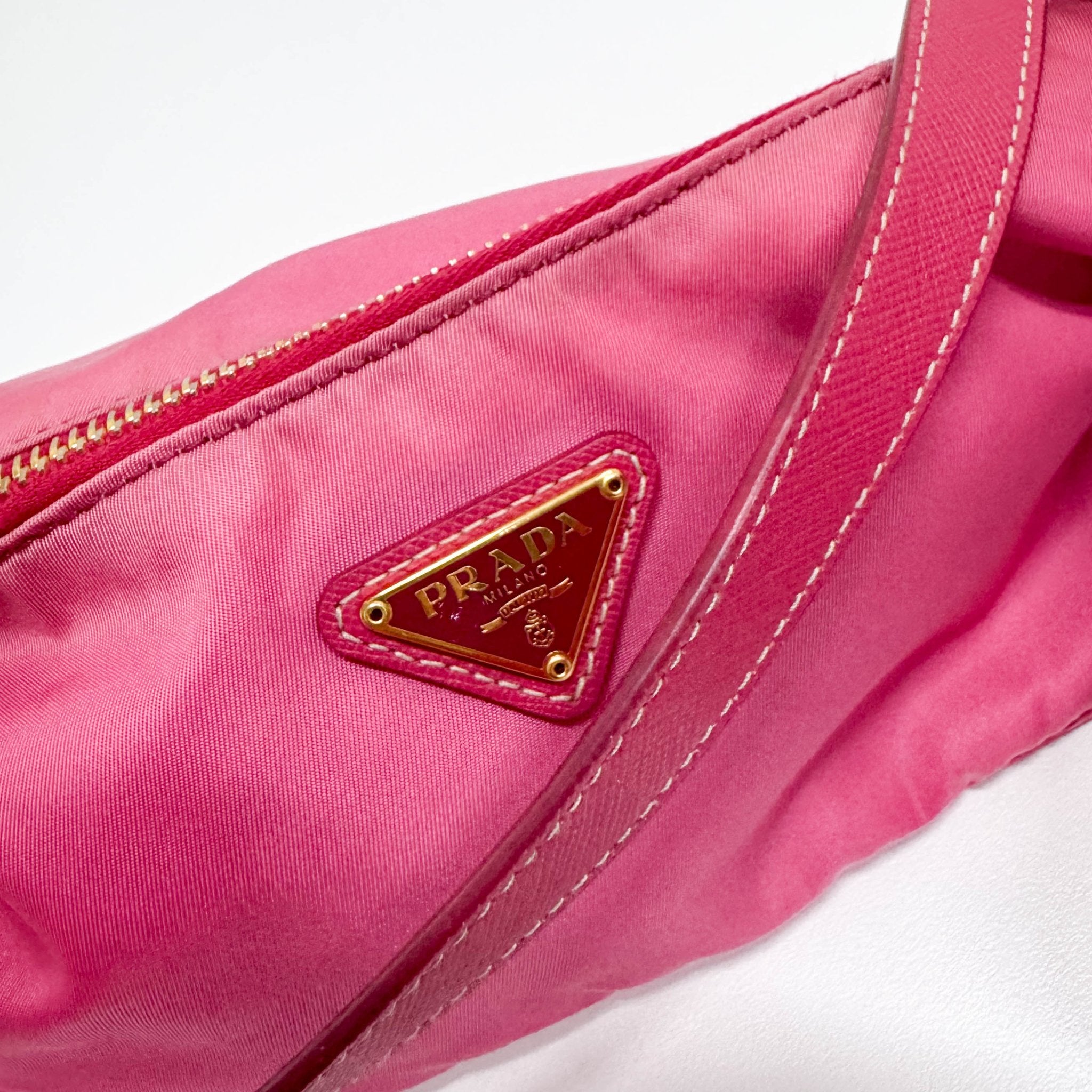 PRADA Mini Pink Nylon Shoulder Bag, in , Sold by HIVE PRELOVED - Shoulder Bags, ,