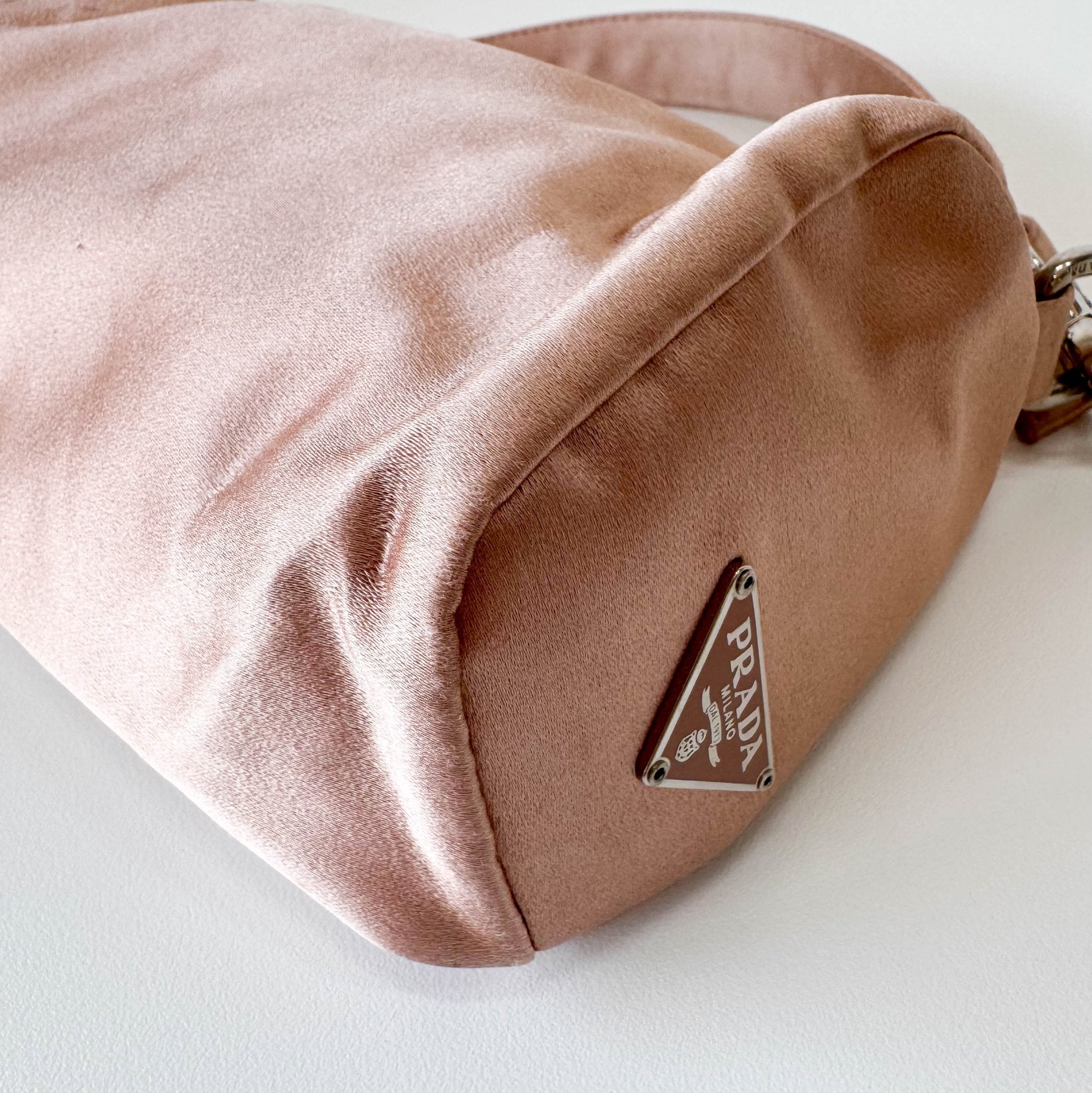 PRADA Mini Satin Handbag, in , Sold by HIVE PRELOVED - Handle Bags, Mini bags,