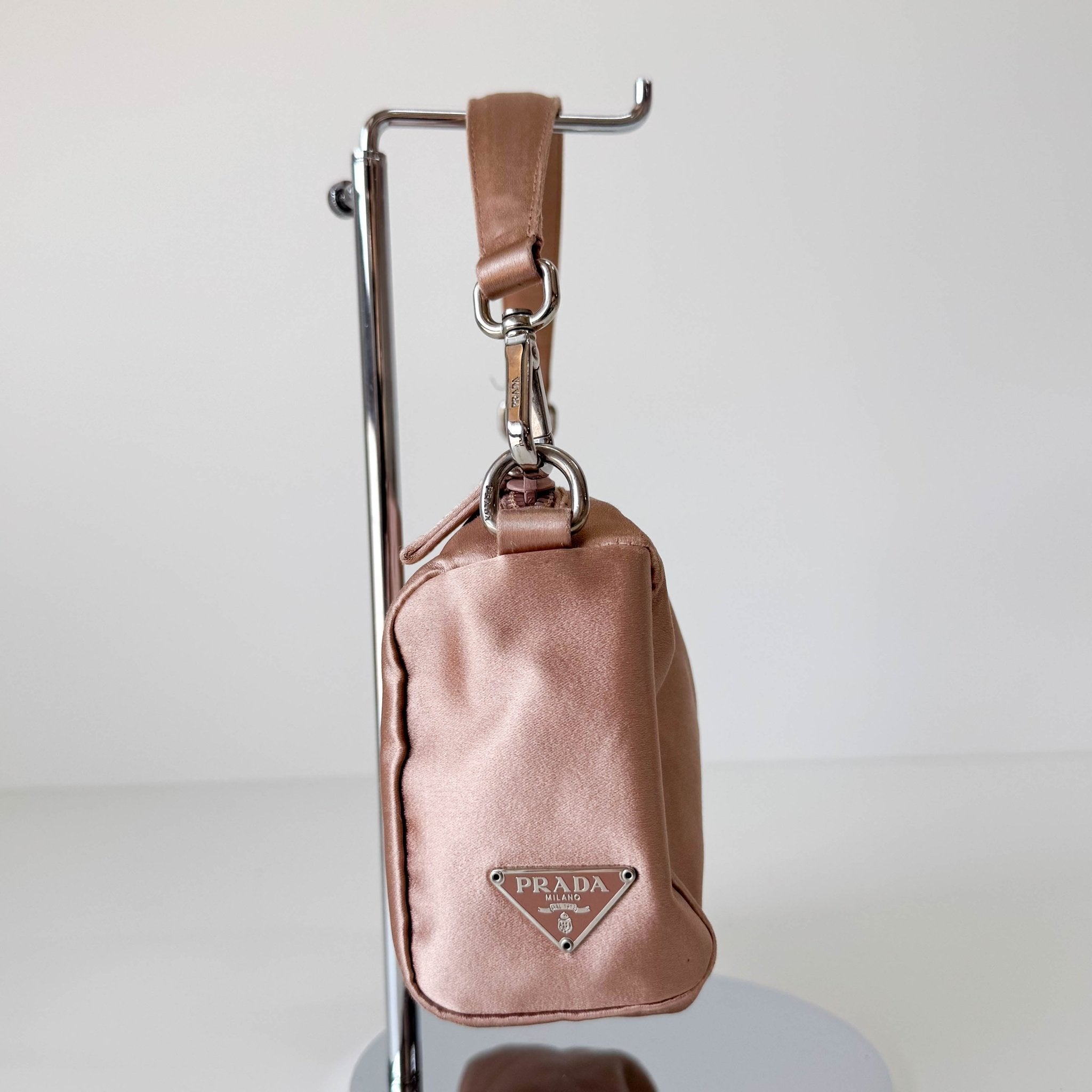 PRADA Mini Satin Handbag, in , Sold by HIVE PRELOVED - Handle Bags, Mini bags,