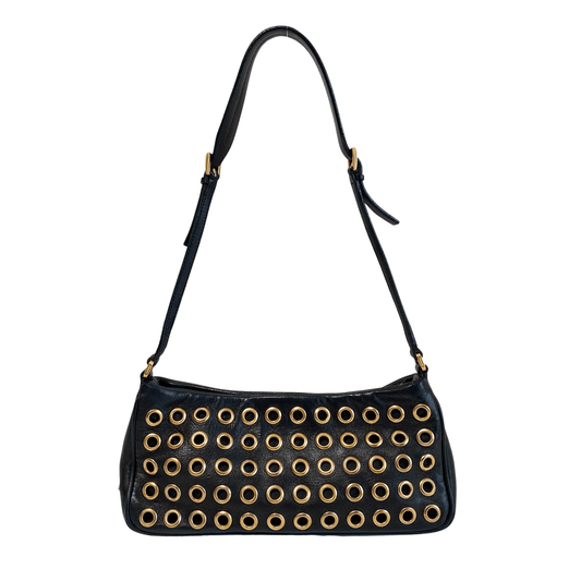 PRADA Nappa Metal Brown Leather Shoulder Bag, in , Sold by HIVE PRELOVED - Shoulder Bags, ,