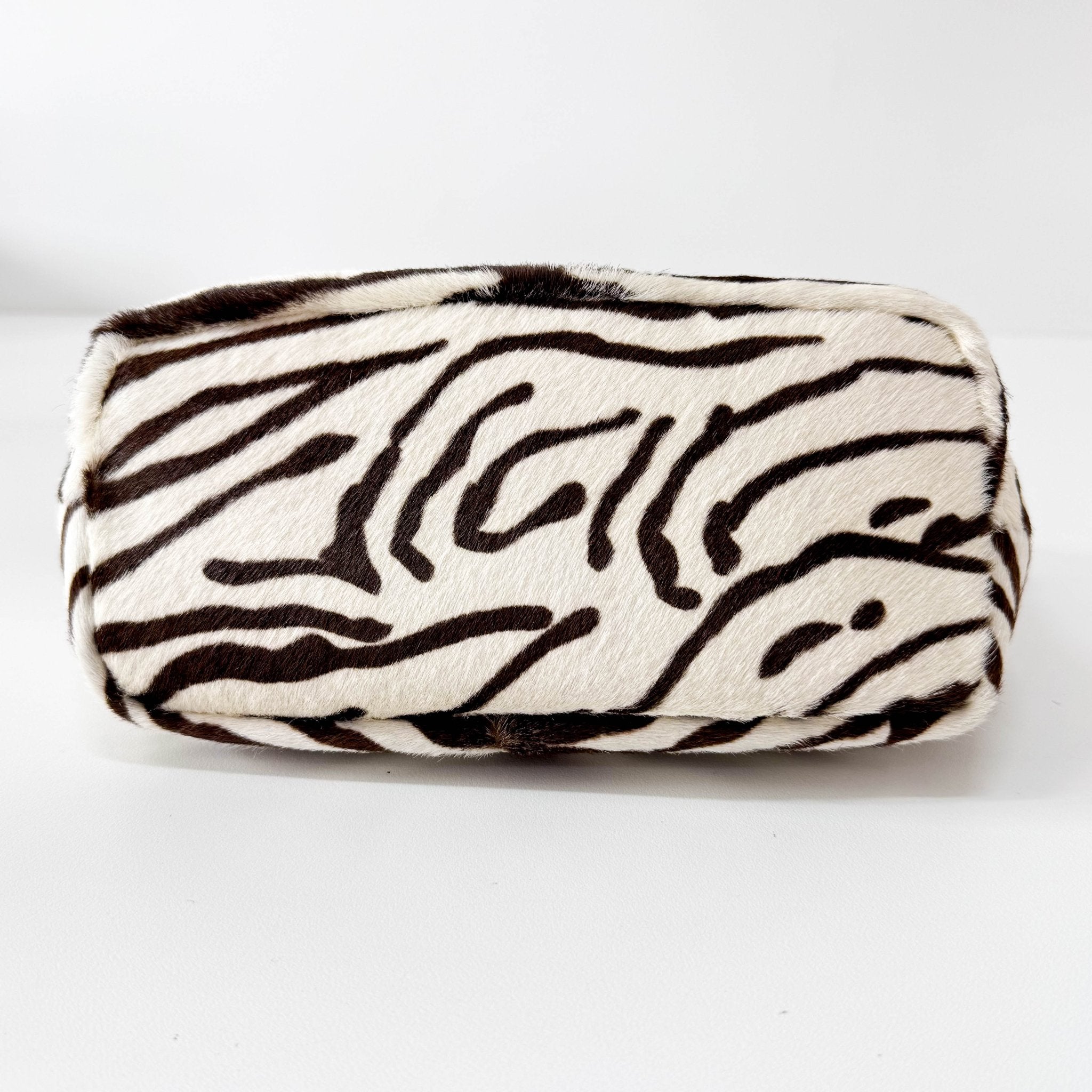 PRADA Neutral Zebra Print Pony Hair Shoulder Bag, in , Sold by HIVE PRELOVED - Shoulder Bags, ,