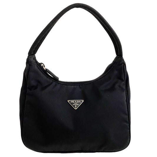 PRADA Nylon Mini Bag, Nylon in Black, Sold by HIVE PRELOVED - Handle Bags, Mini bags,