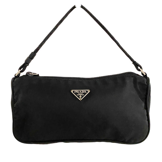 PRADA Nylon Mini Bag, Nylon in Black, Sold by HIVE PRELOVED - Handle Bags, Mini bags, Shoulder Bags