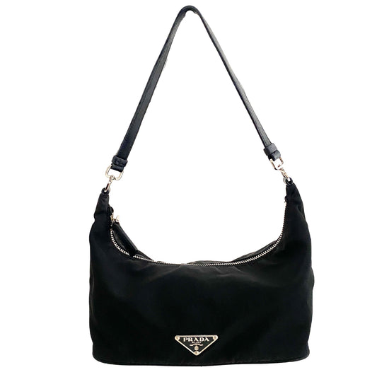PRADA Nylon Mini Bag, Nylon in Black, Sold by HIVE PRELOVED - Handle Bags, Mini bags,