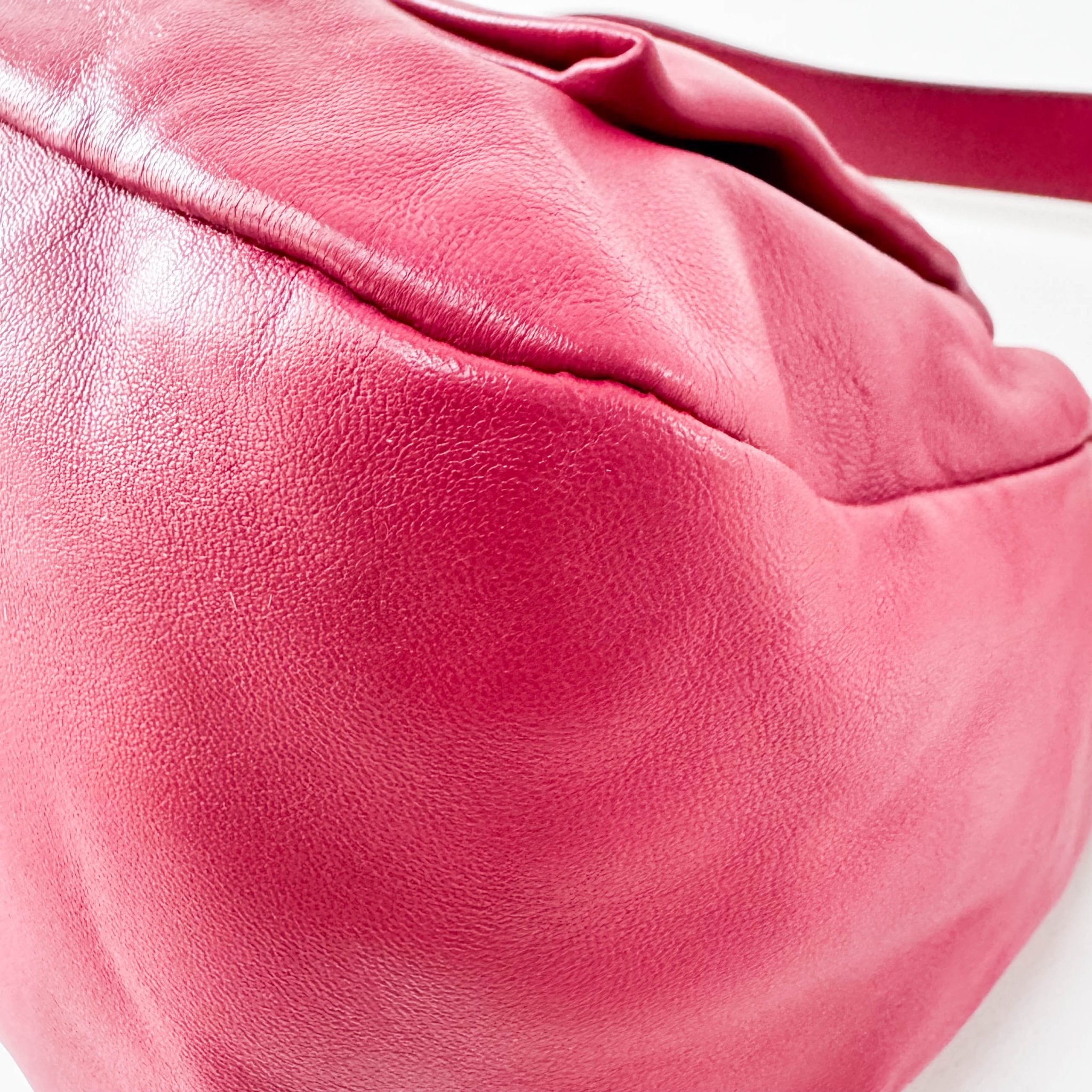 PRADA Pink Leather Ribbon Handle Bag, in , Sold by HIVE PRELOVED - Handle Bags, ,