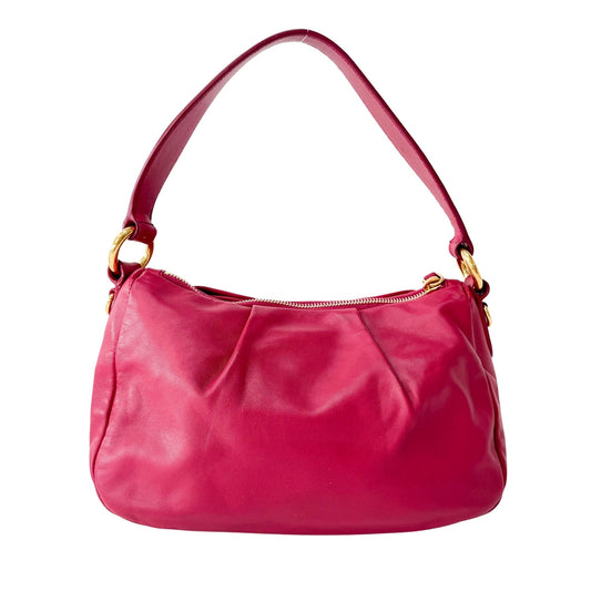 PRADA Pink Leather Ribbon Handle Bag, in , Sold by HIVE PRELOVED - Handle Bags, ,