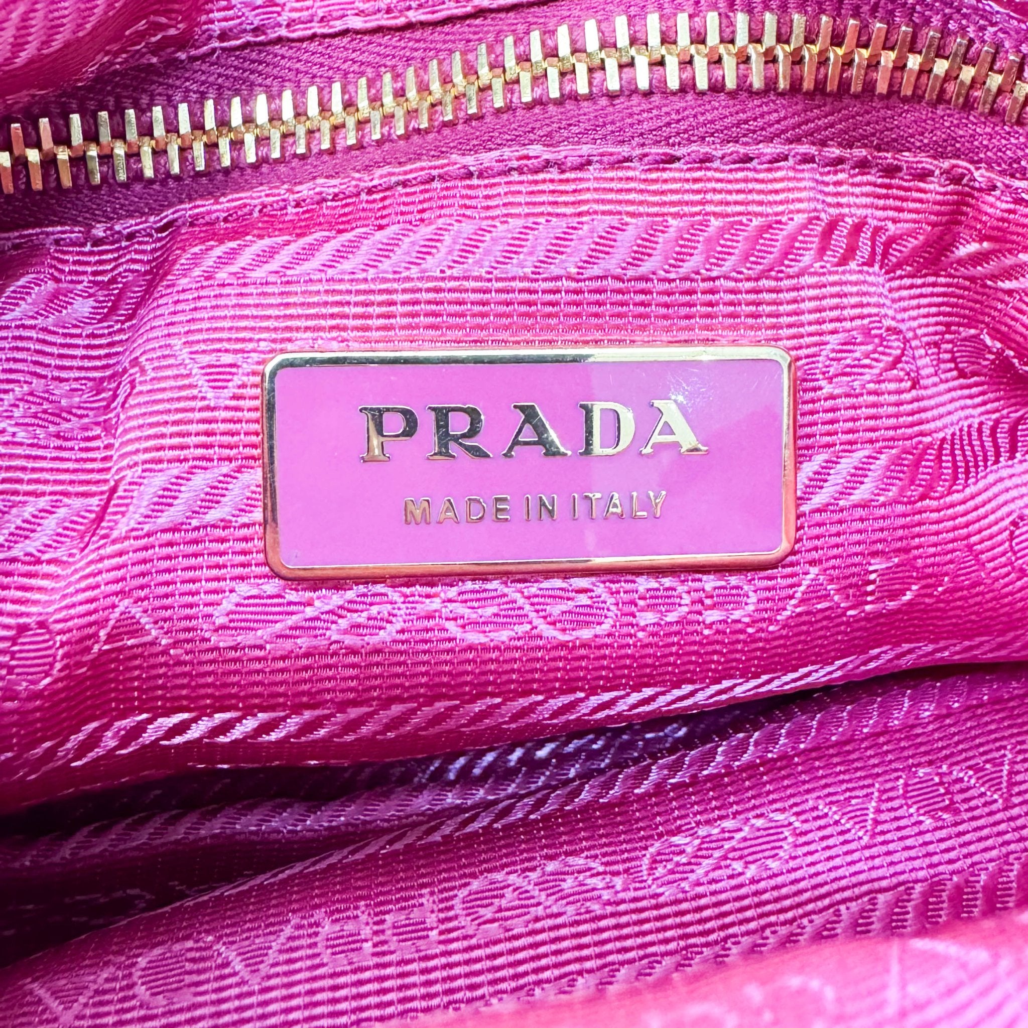 PRADA Pink Leather Ribbon Handle Bag, in , Sold by HIVE PRELOVED - Handle Bags, ,