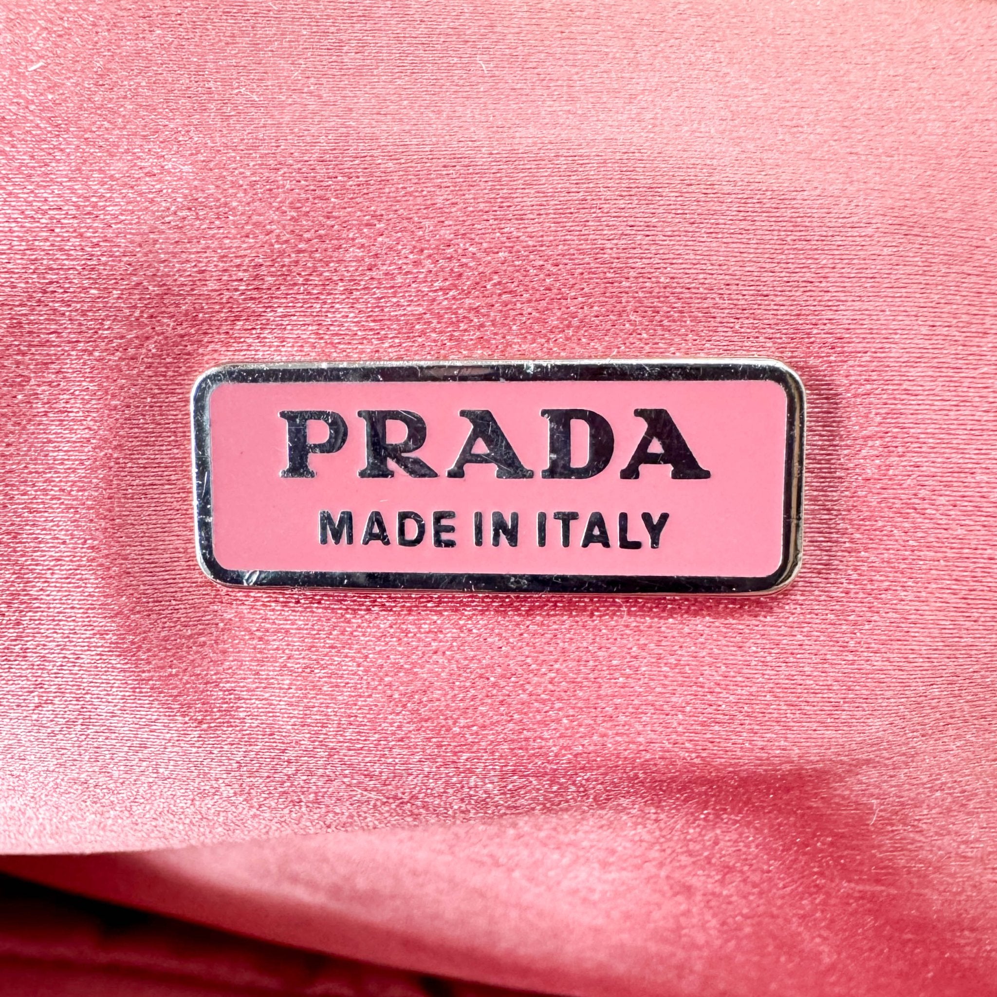 PRADA Pink Satin Mini Pochette Bag, in , Sold by HIVE PRELOVED - Mini bags, Shoulder Bags,