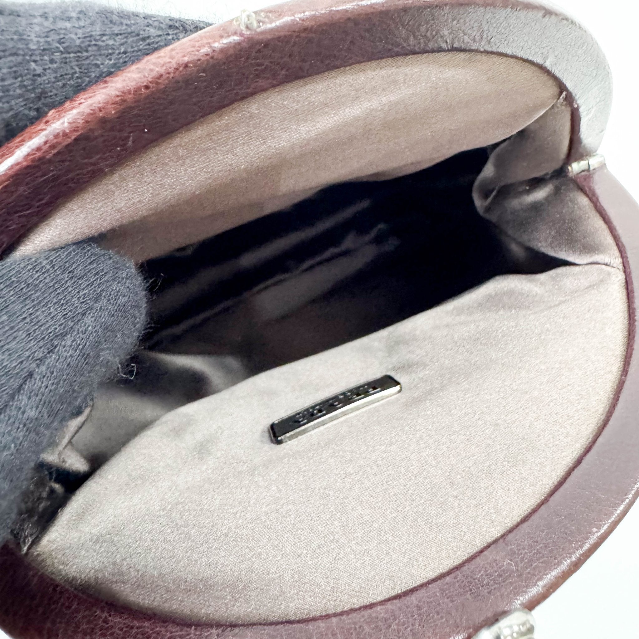 PRADA Prada Mini Brown Leather Handbag, in , Sold by HIVE PRELOVED - Handle Bags, ,