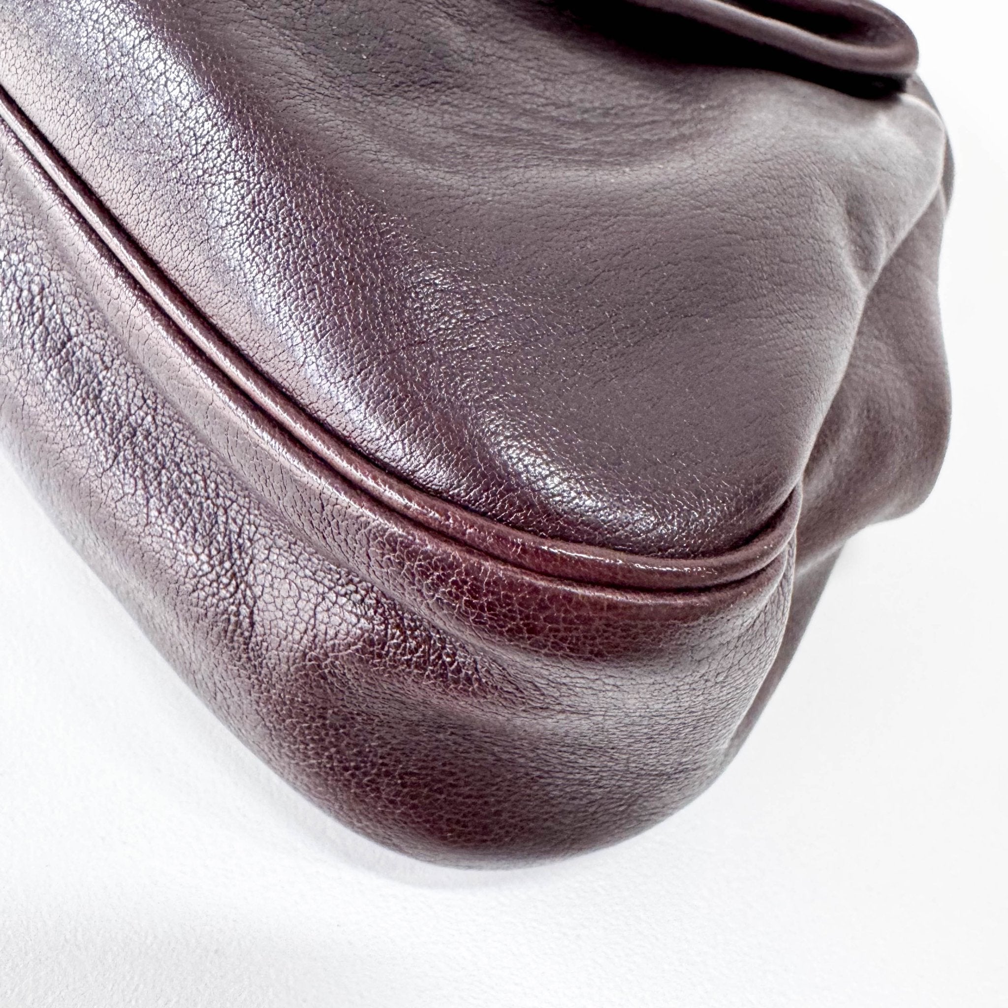 PRADA Prada Mini Brown Leather Handbag, in , Sold by HIVE PRELOVED - Handle Bags, ,