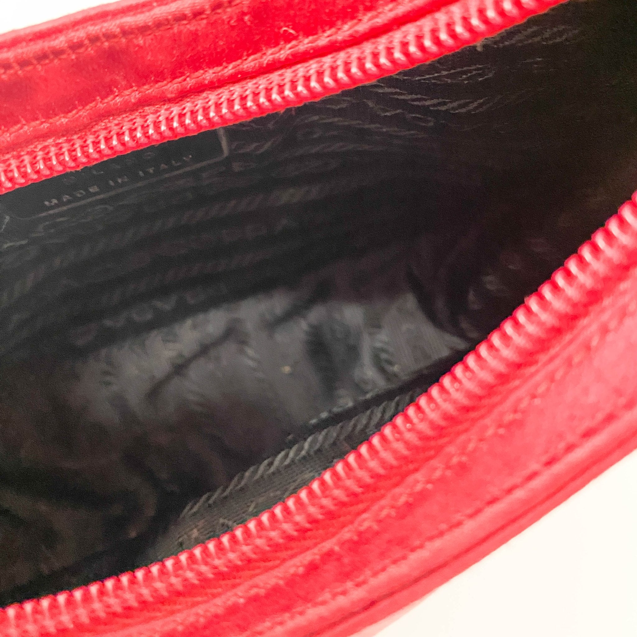 PRADA Prada Mini Satin Red Handbag, in , Sold by HIVE PRELOVED - Handle Bags, ,