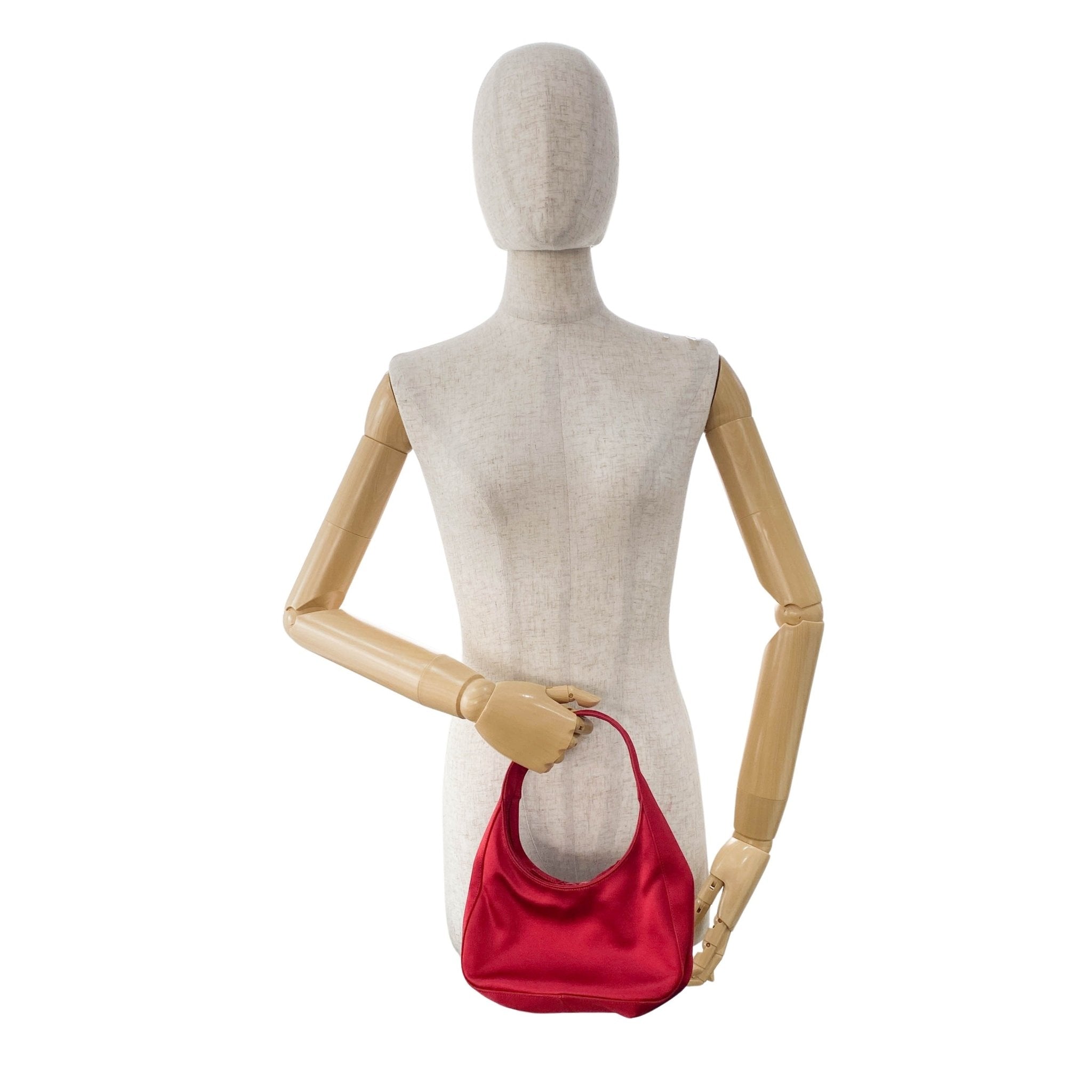 PRADA Prada Mini Satin Red Handbag, in , Sold by HIVE PRELOVED - Handle Bags, ,