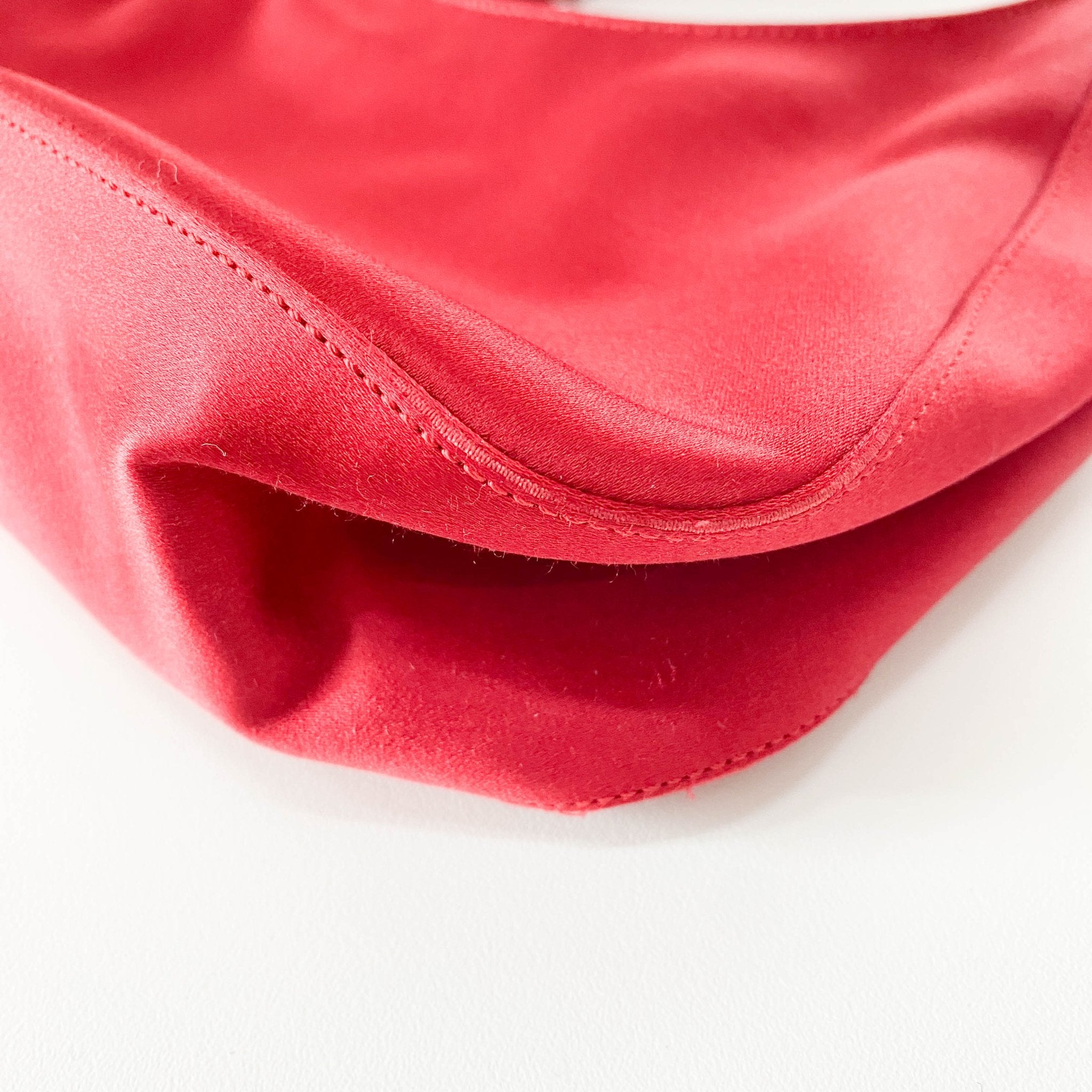 PRADA Prada Mini Satin Red Handbag, in , Sold by HIVE PRELOVED - Handle Bags, ,