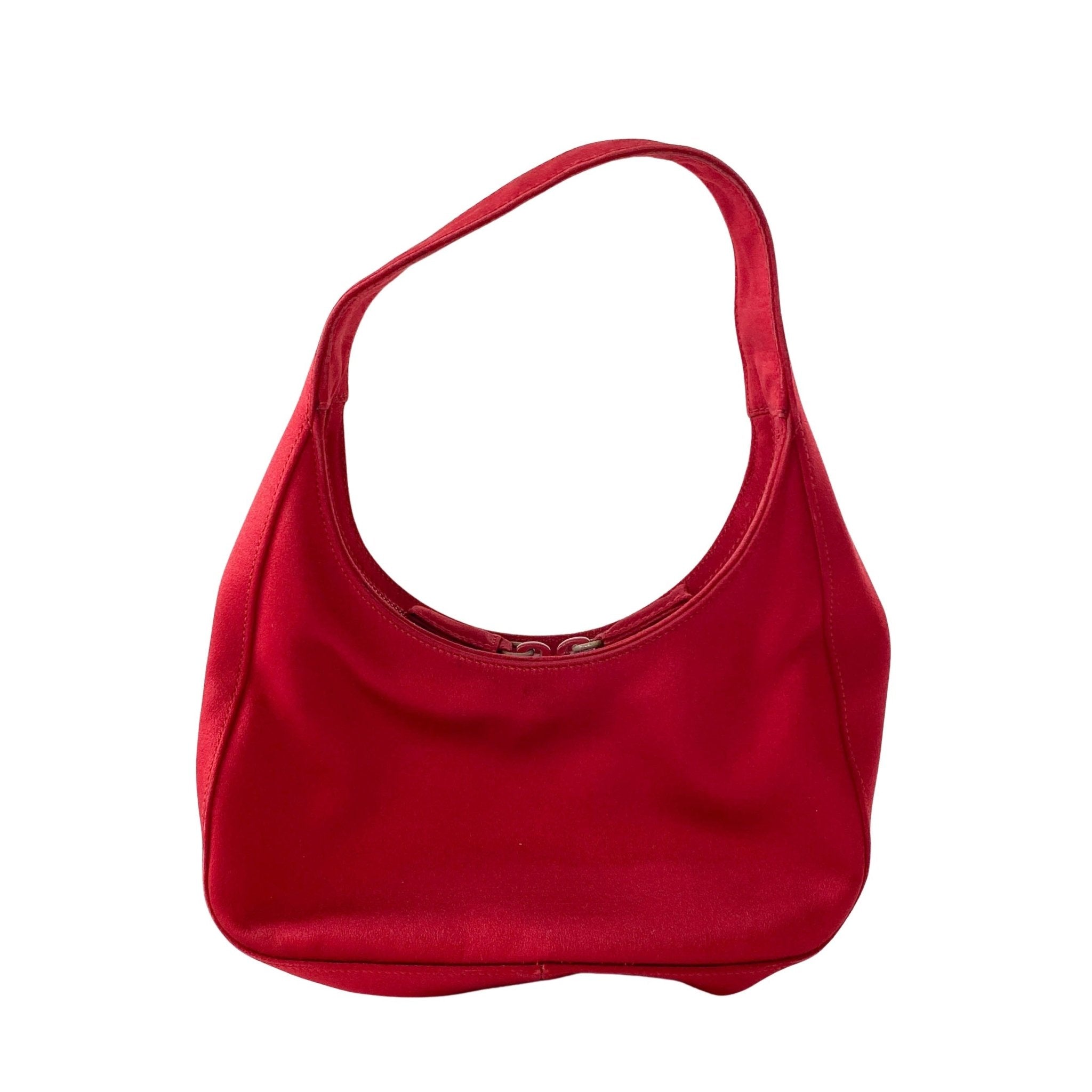 PRADA Prada Mini Satin Red Handbag, in , Sold by HIVE PRELOVED - Handle Bags, ,