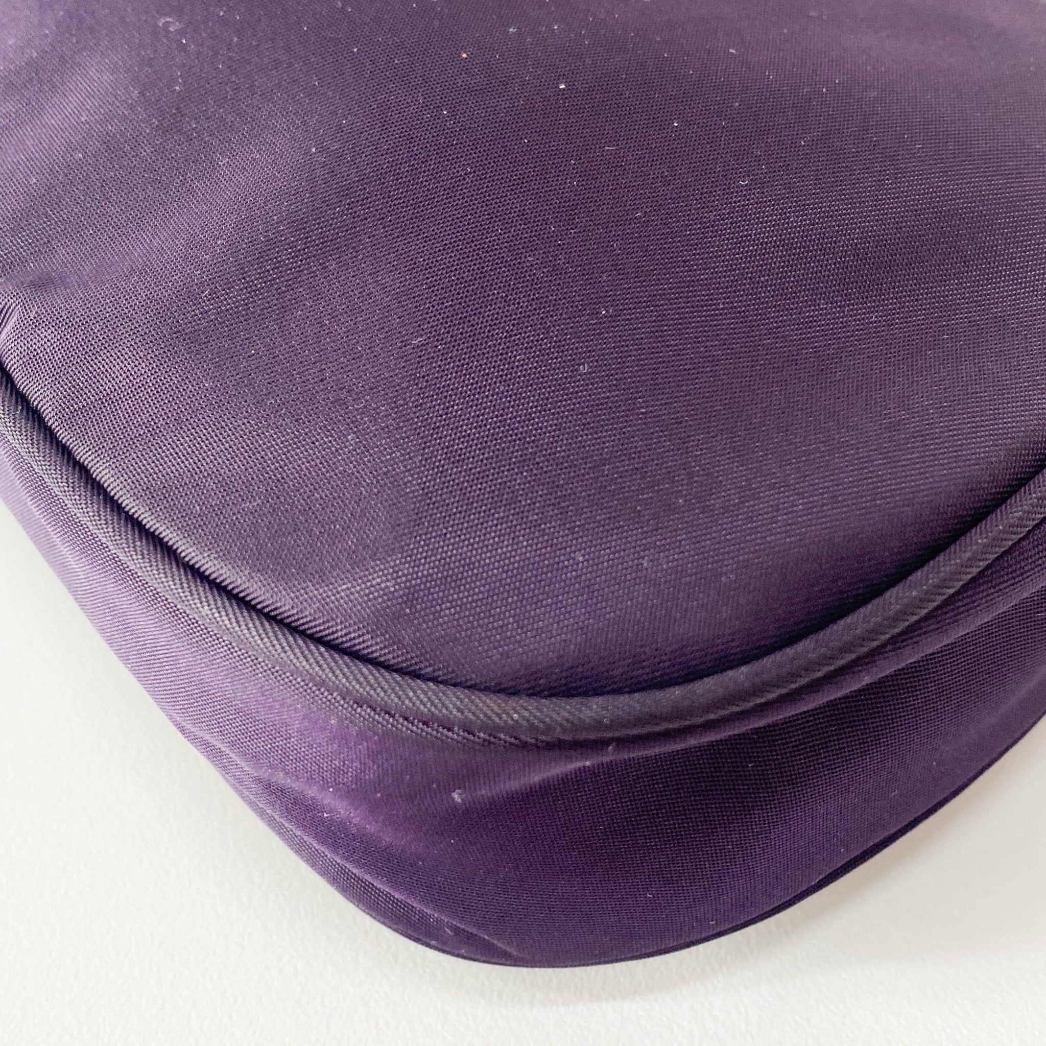 PRADA Purple Nylon Mini Pochette Bag, in , Sold by HIVE PRELOVED - Handle Bags, Mini bags,