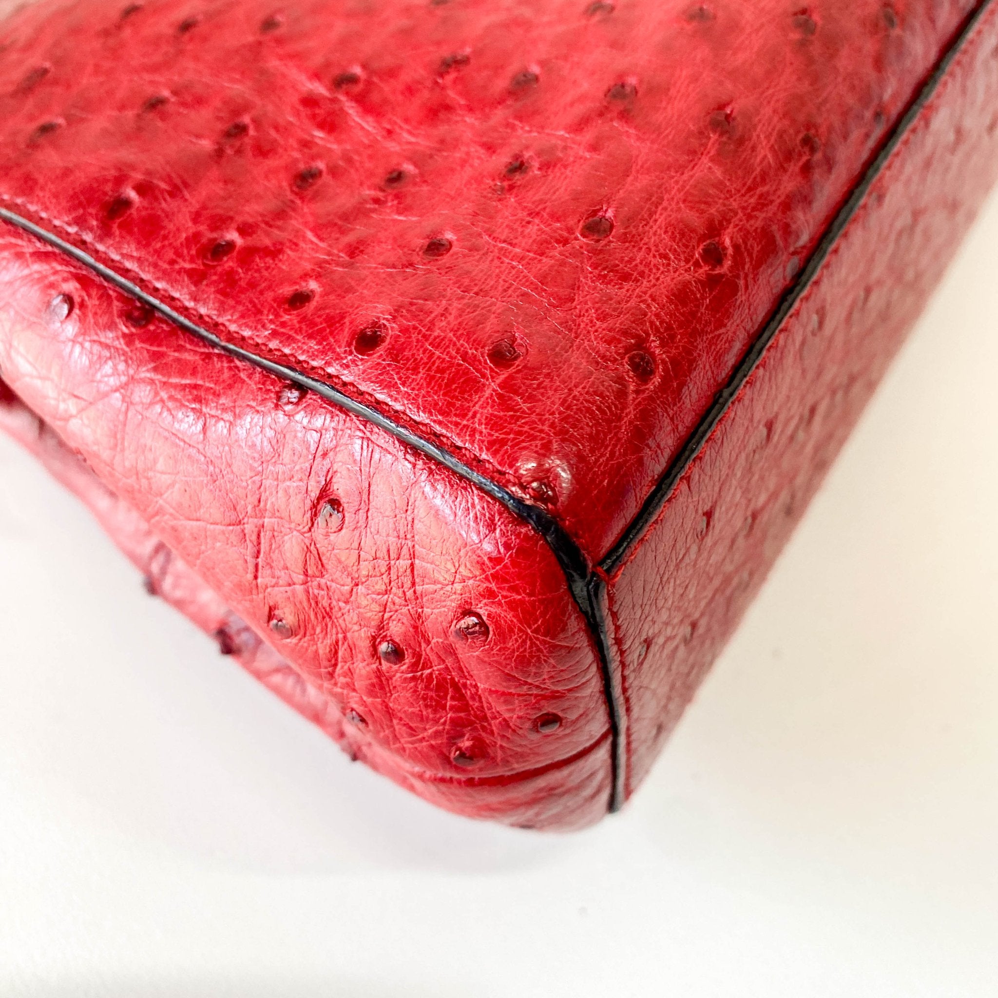 PRADA Red Leather Shoulder Bag, in , Sold by HIVE PRELOVED - Shoulder Bags, ,