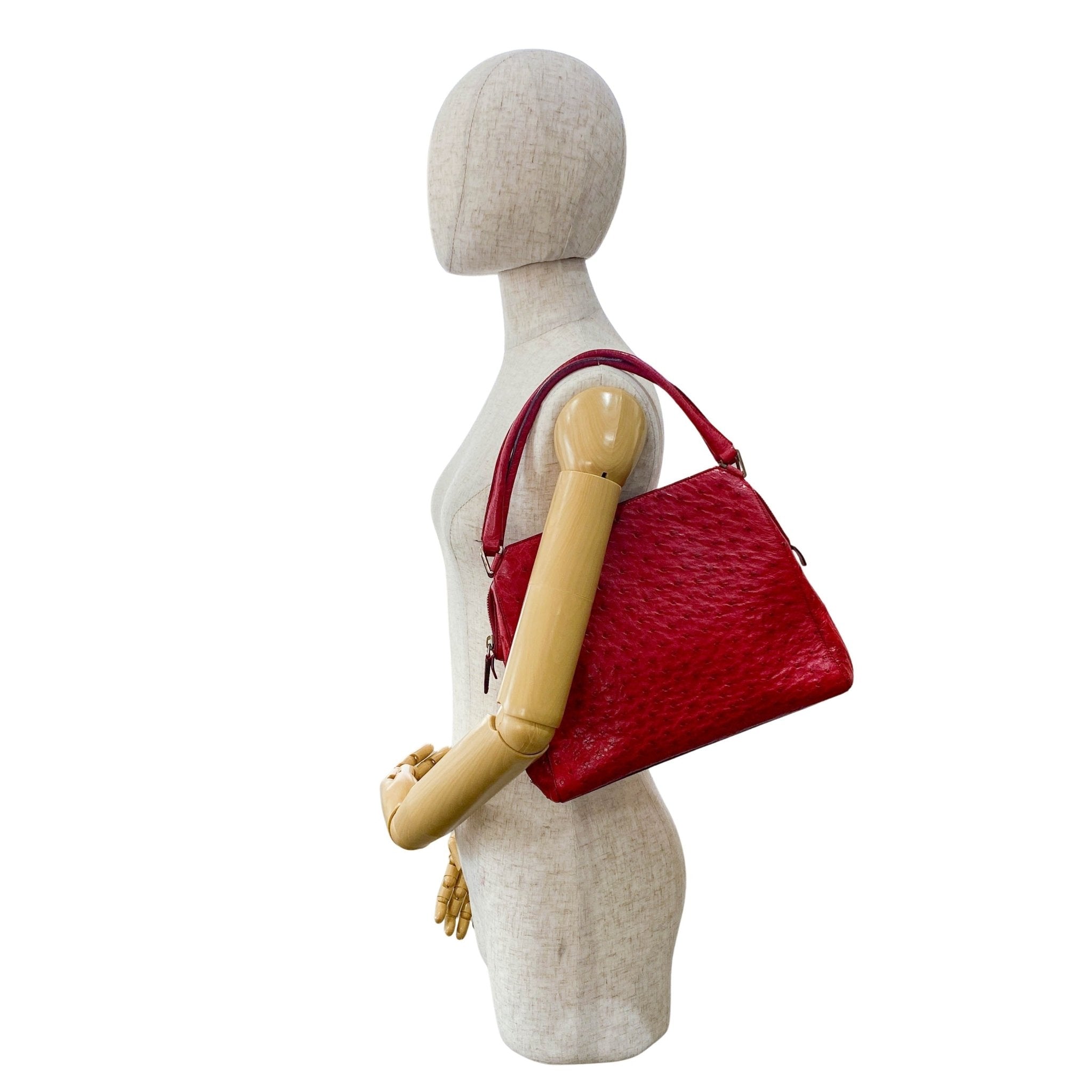 PRADA Red Leather Shoulder Bag, in , Sold by HIVE PRELOVED - Shoulder Bags, ,