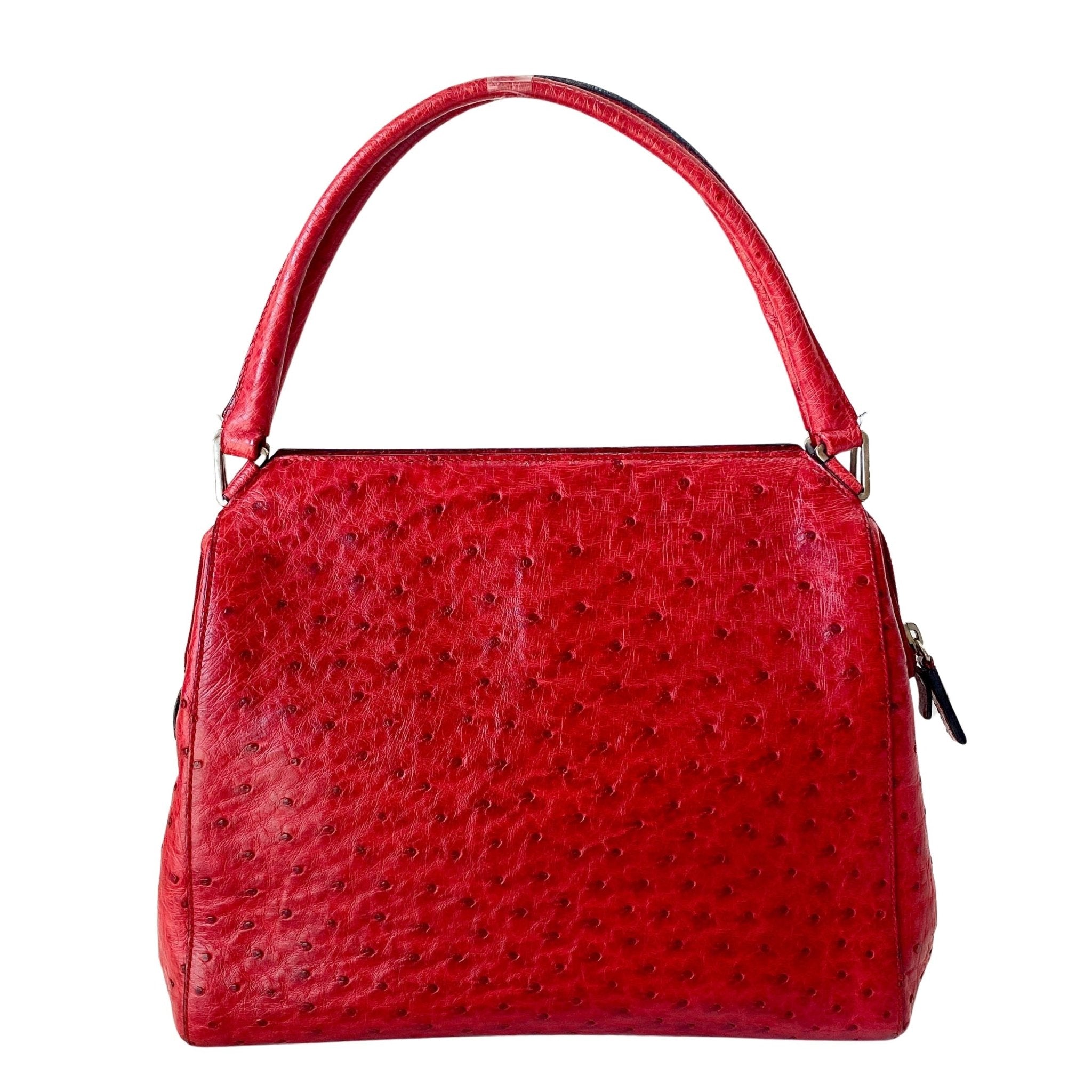 PRADA Red Leather Shoulder Bag, in , Sold by HIVE PRELOVED - Shoulder Bags, ,