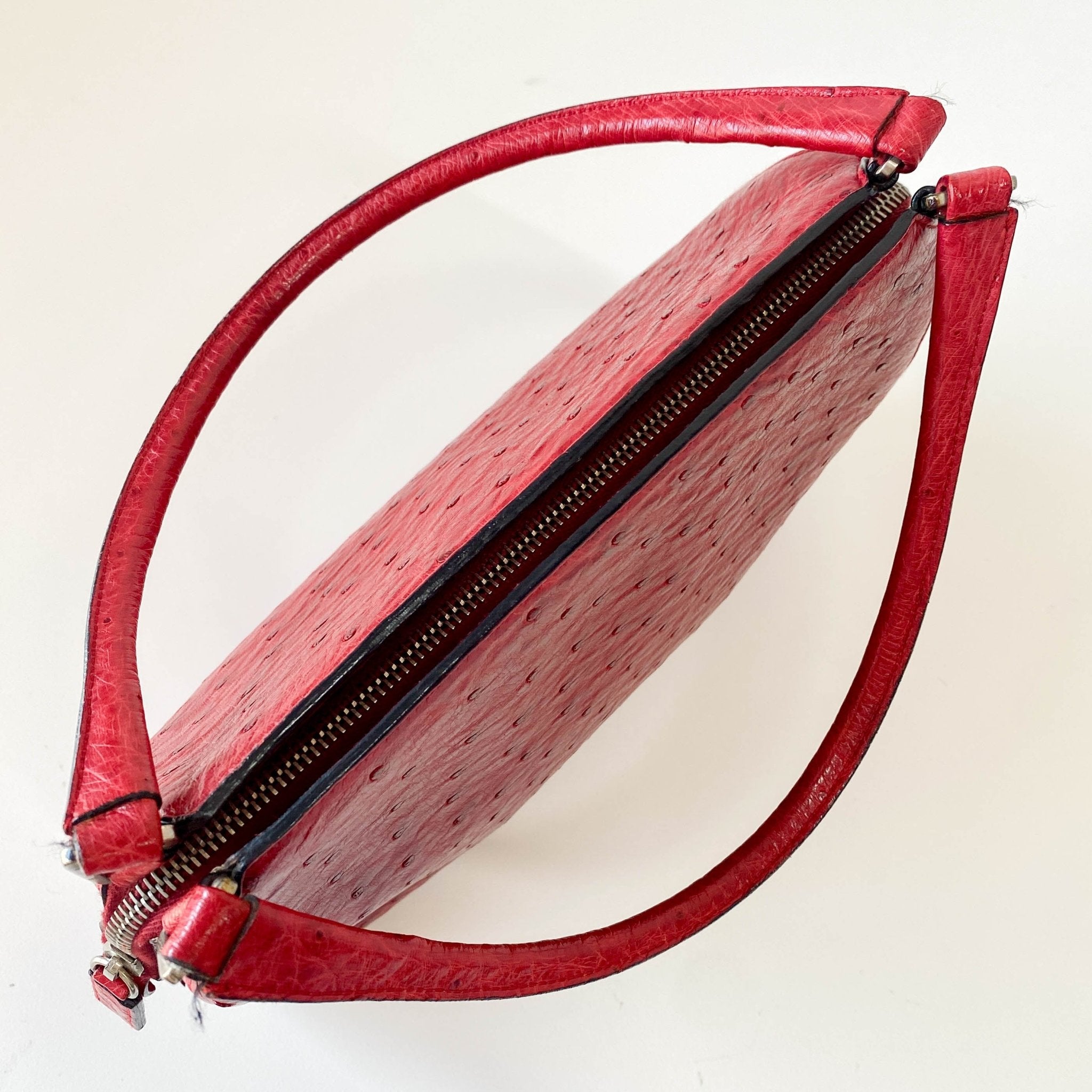 PRADA Red Leather Shoulder Bag, in , Sold by HIVE PRELOVED - Shoulder Bags, ,