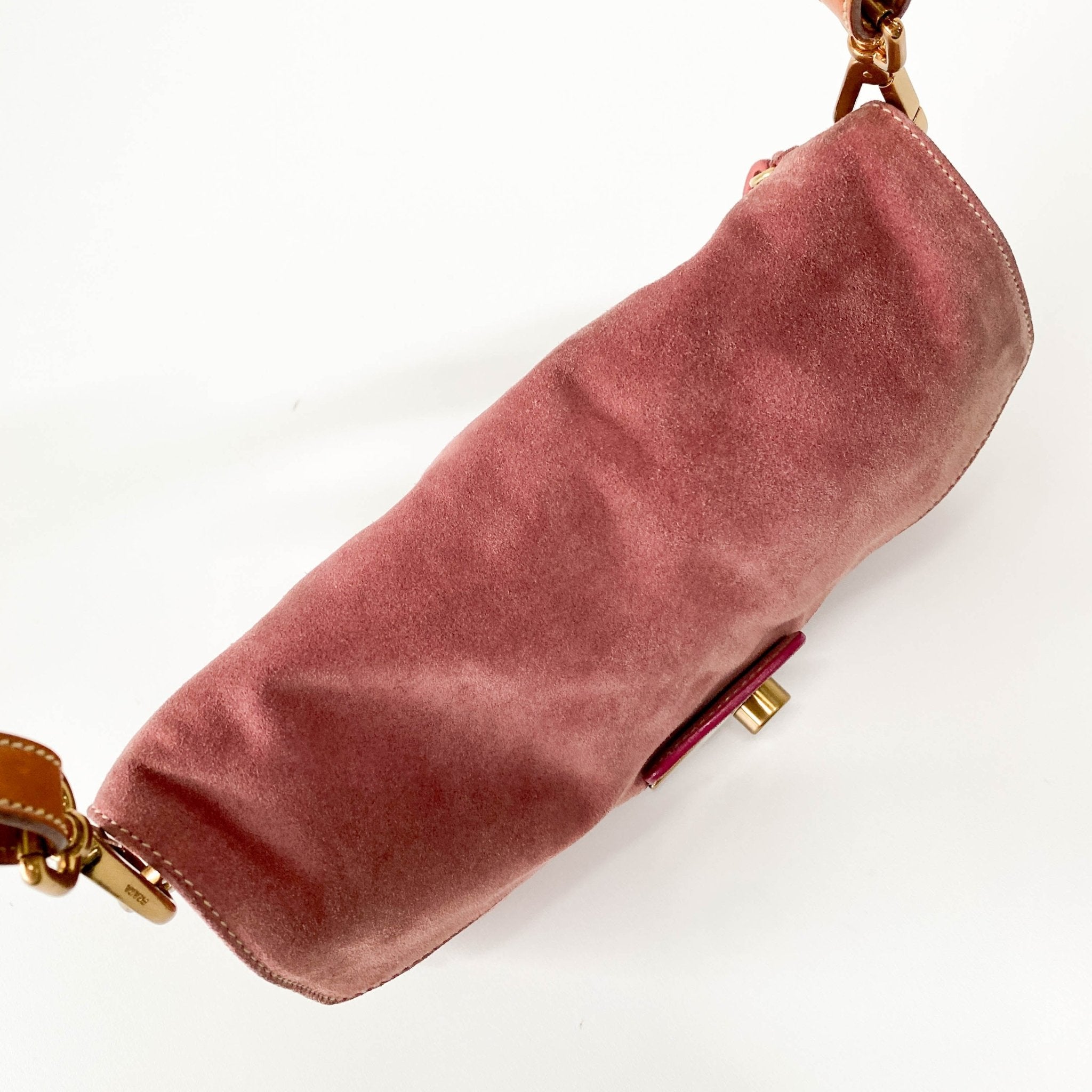 PRADA Rosé Pink Suede Handle Bag, in , Sold by HIVE PRELOVED - Handle Bags, ,