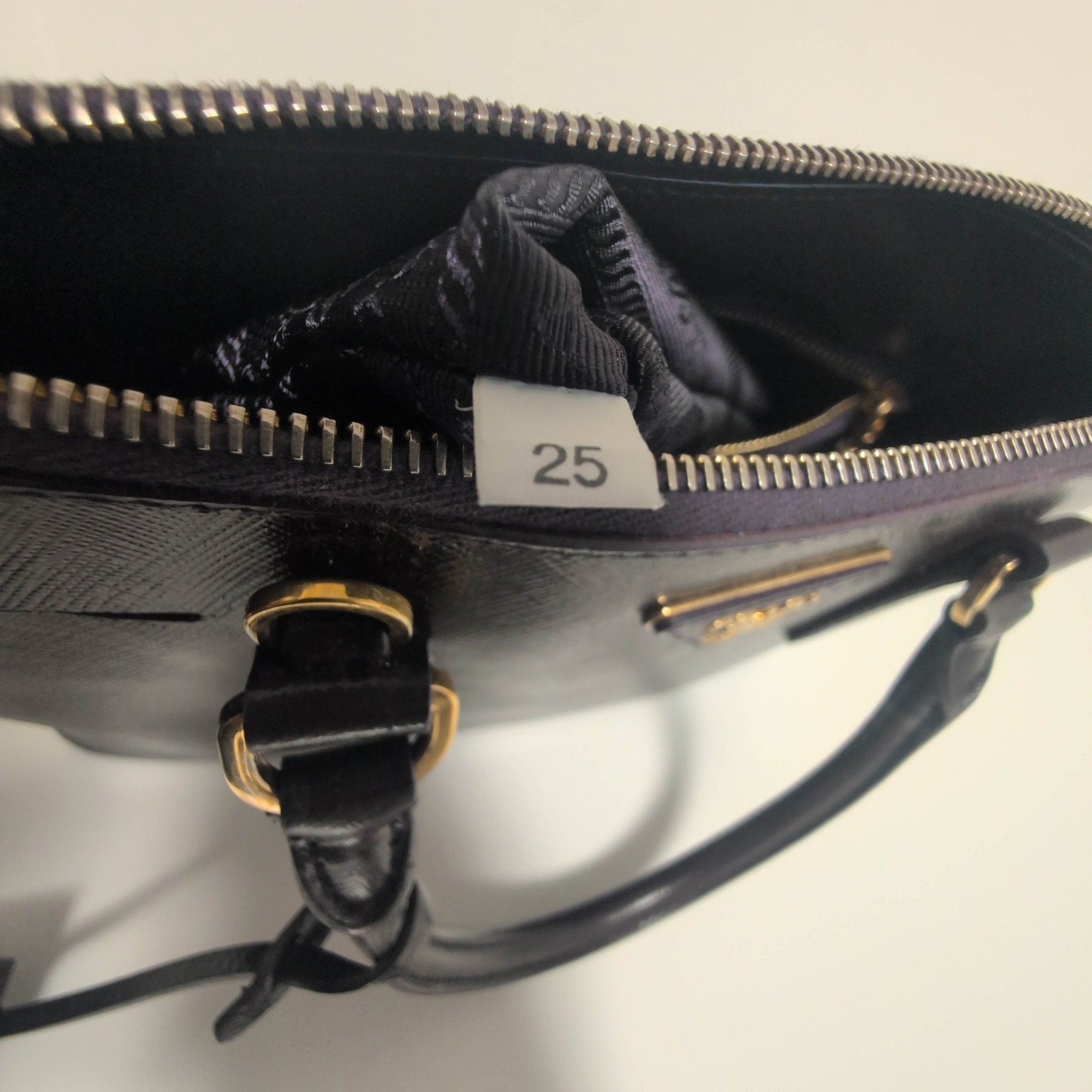 PRADA Saffiano Lux Tote in Purple Leather Hand bag, in , Sold by HIVE PRELOVED - Handle Bags, Shoulder Bags,