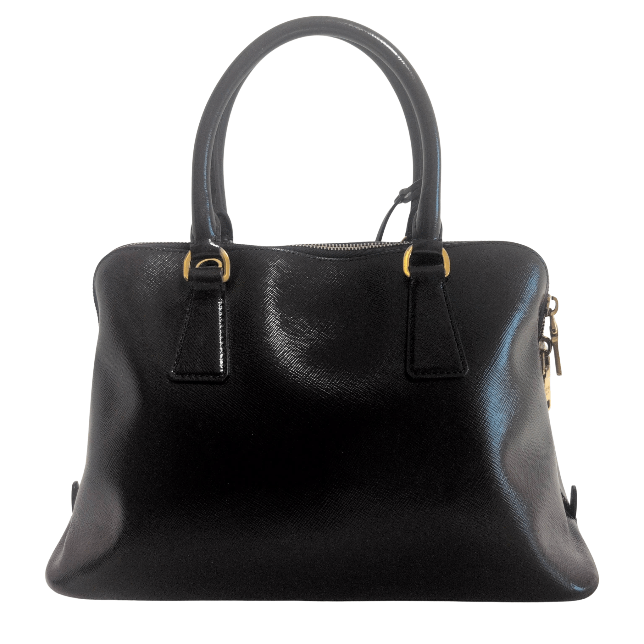 PRADA Saffiano Lux Tote in Purple Leather Hand bag, in , Sold by HIVE PRELOVED - Handle Bags, Shoulder Bags,