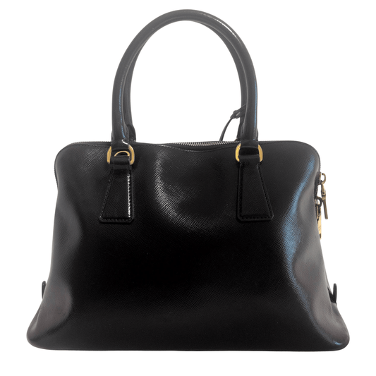 PRADA Saffiano Lux Tote in Purple Leather Hand bag, in , Sold by HIVE PRELOVED - Handle Bags, Shoulder Bags,