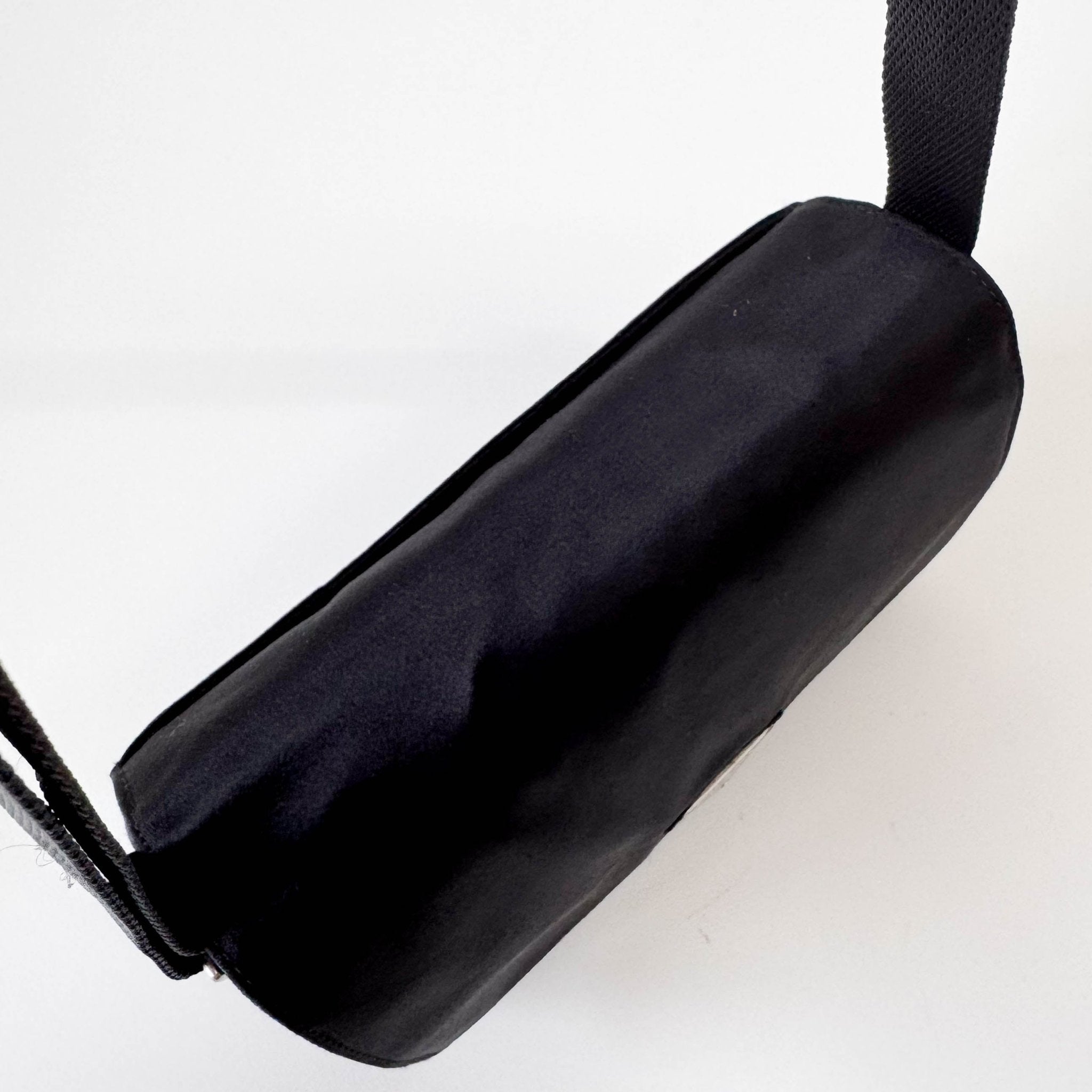 PRADA Satin Black Mini Shoulder Bag, in , Sold by HIVE PRELOVED - Shoulder Bags, ,